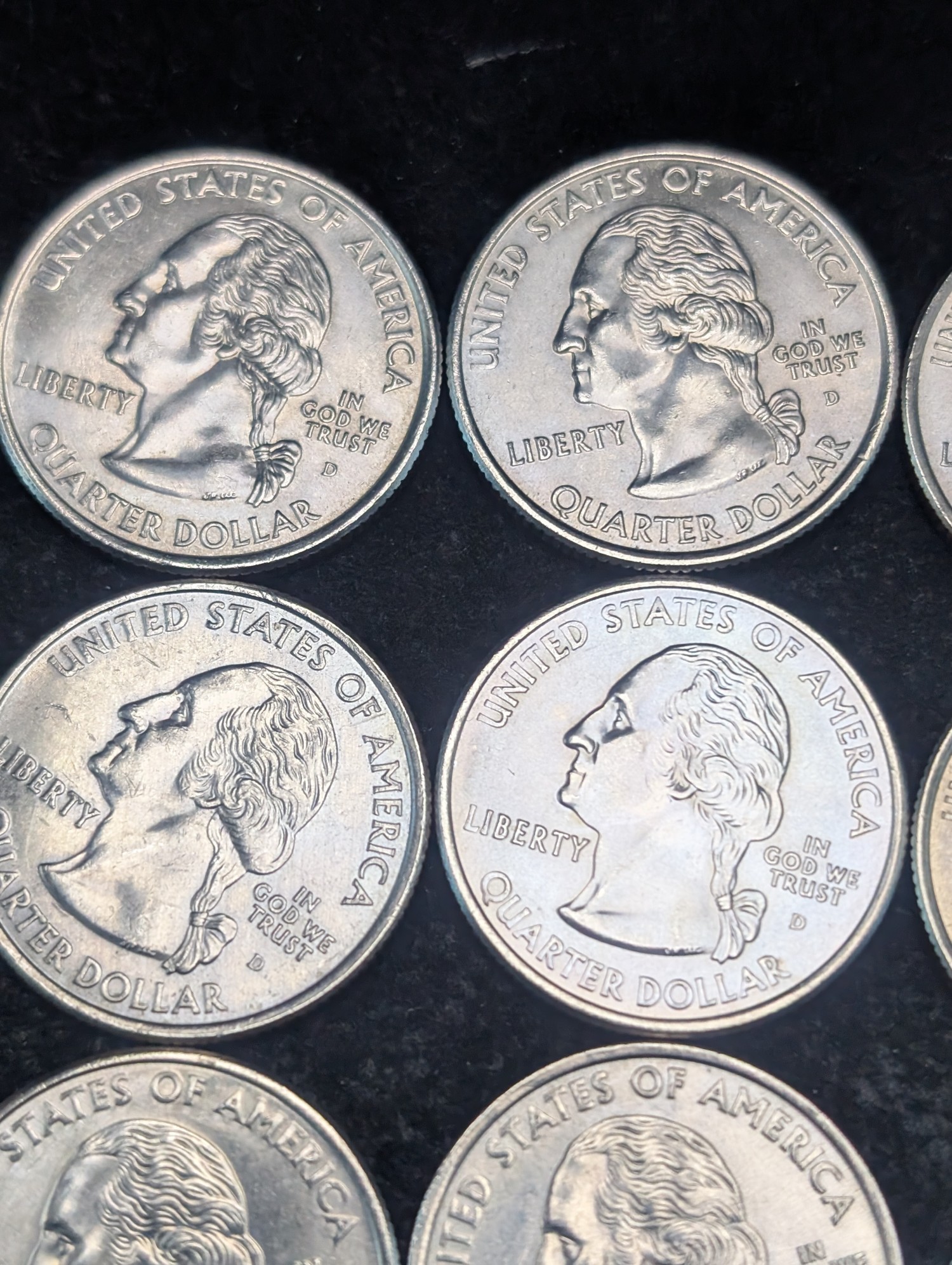 (25) 1999-2008 P&D U.S. State Quarters - (23)-D & (2)-P Mint Marks