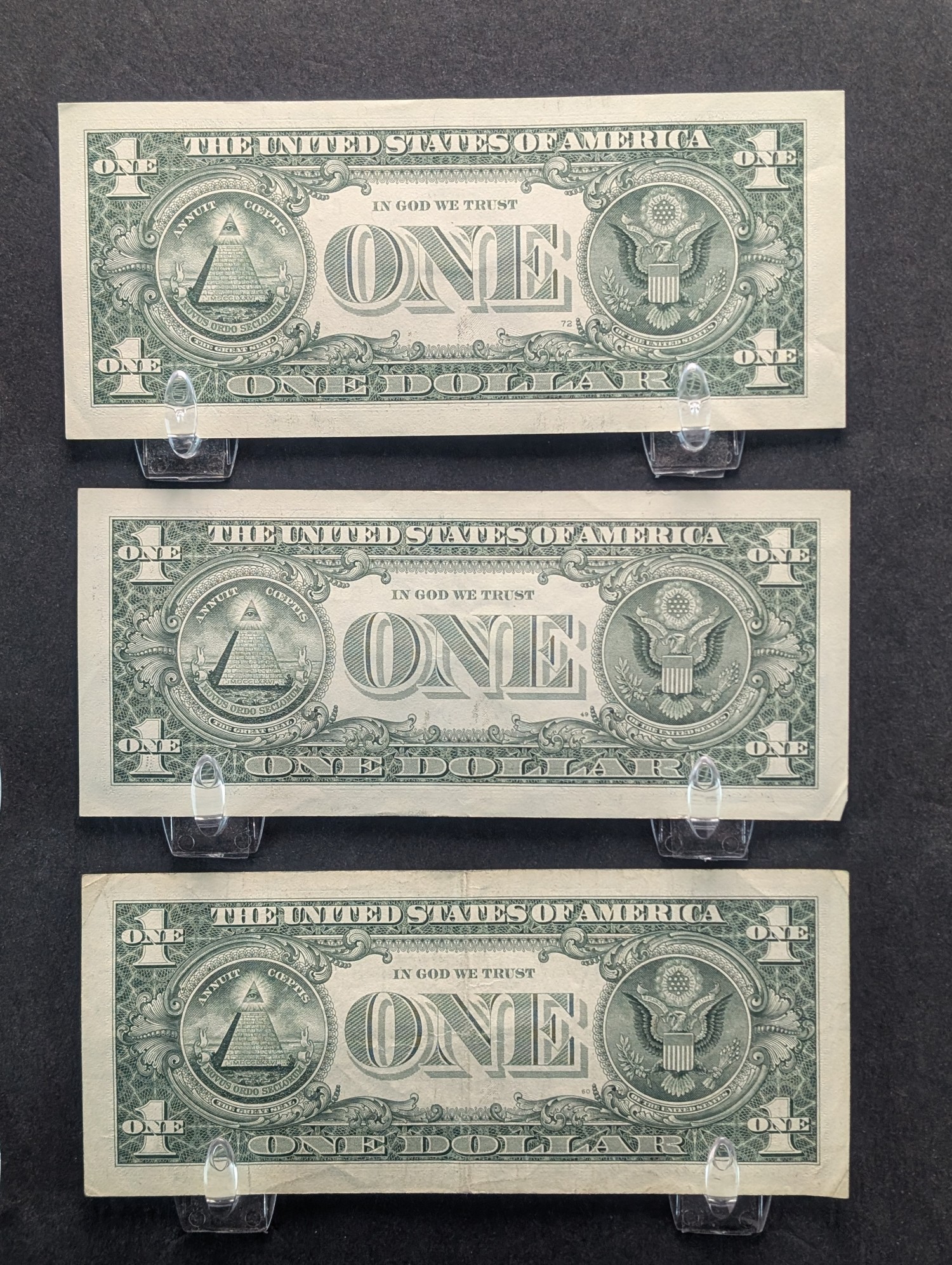 2017 & (2) 2021 Series United States $1 "Full House" Notes