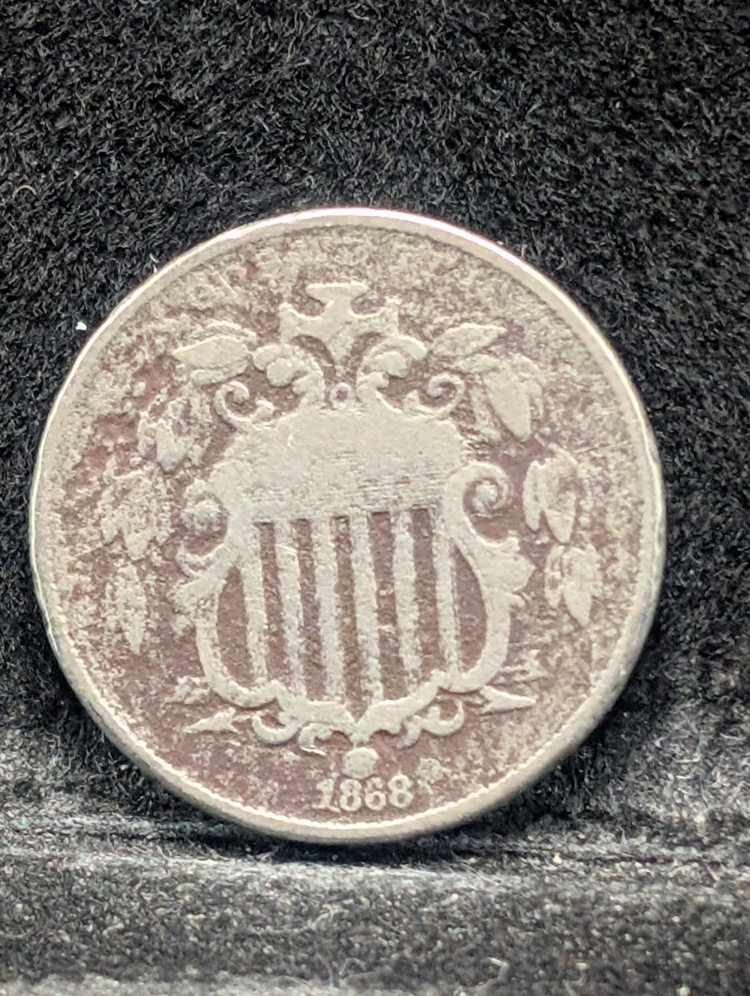 1868 Shield Nickel