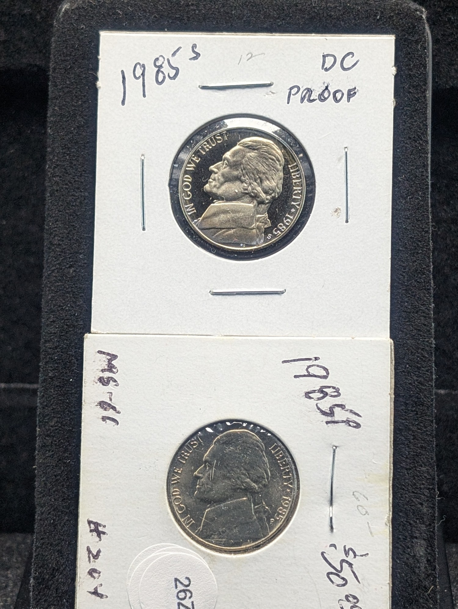 1985-P & 1985-S "Proof" Jefferson Nickels