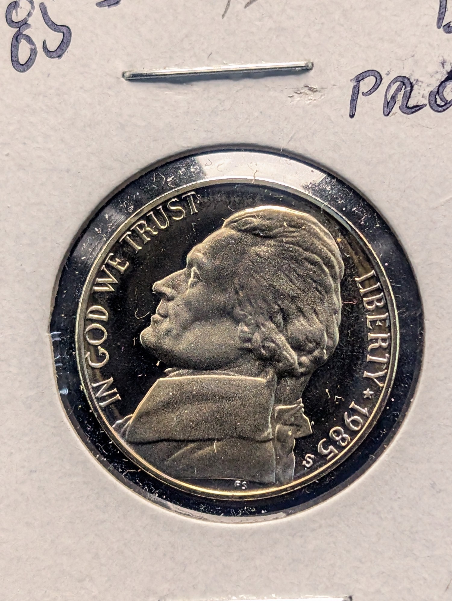 1985-P & 1985-S "Proof" Jefferson Nickels