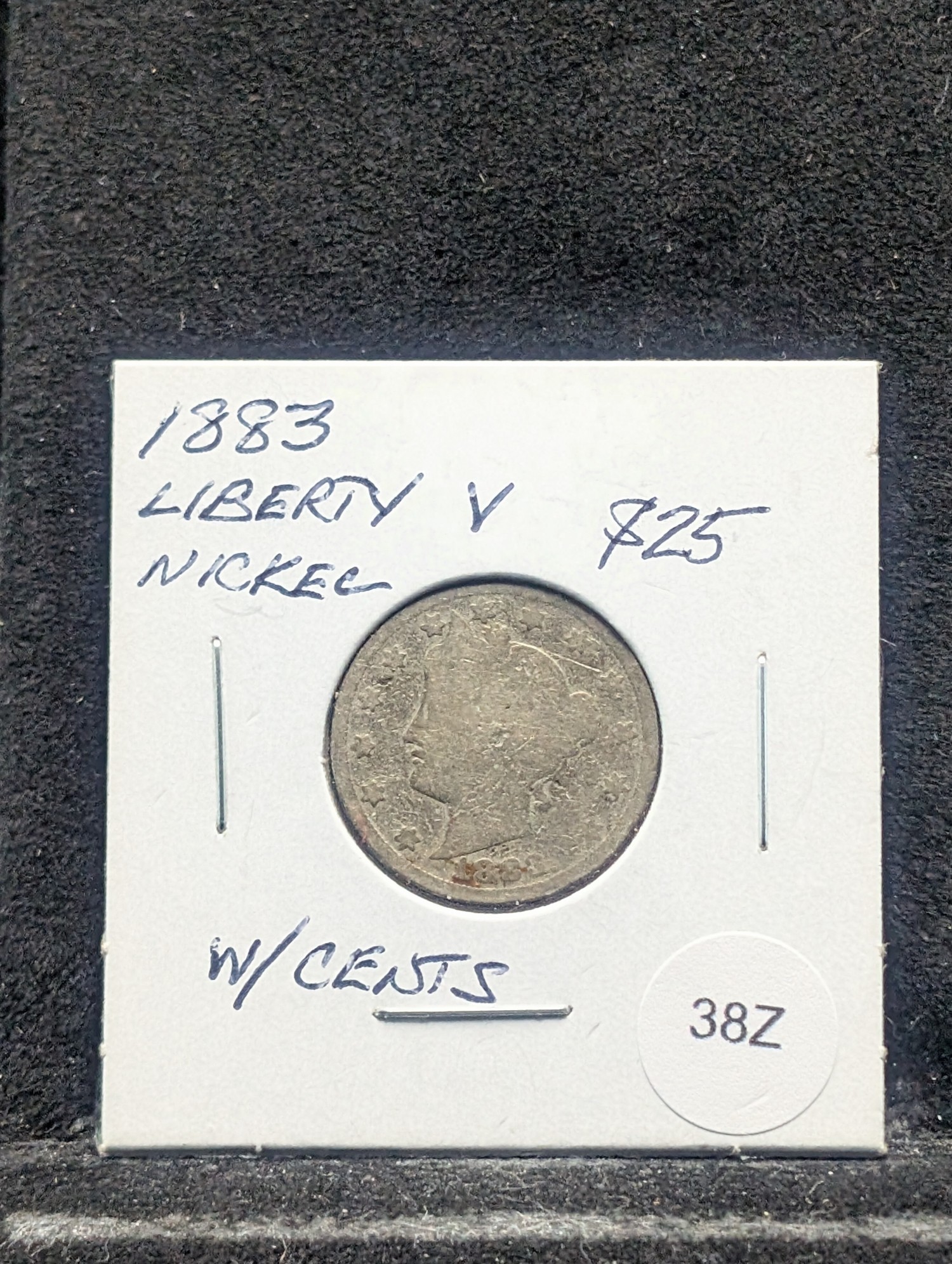 1883 w/ Cents Liberty Head V Nickel