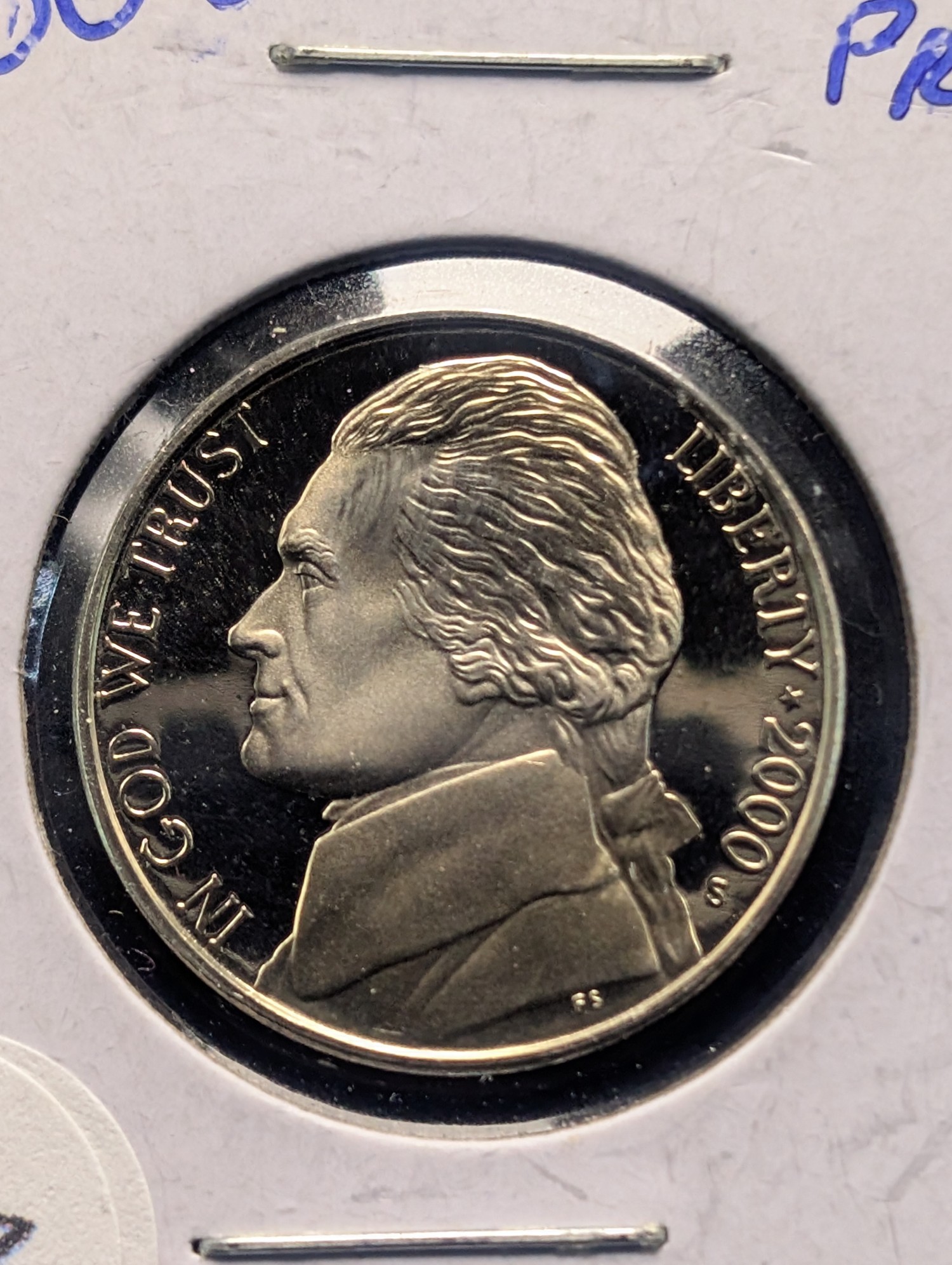 2000-S Deep Cameo "Proof" Jefferson Nickel