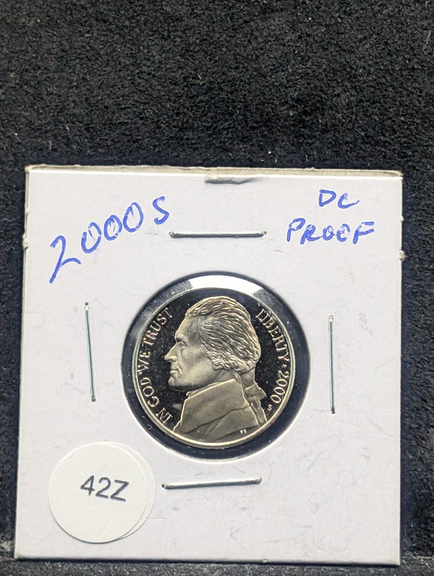 2000-S Deep Cameo "Proof" Jefferson Nickel