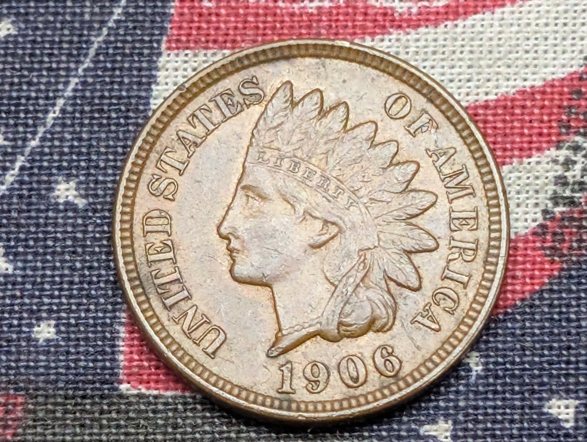 AU+ - 1906 Indian Head Cent