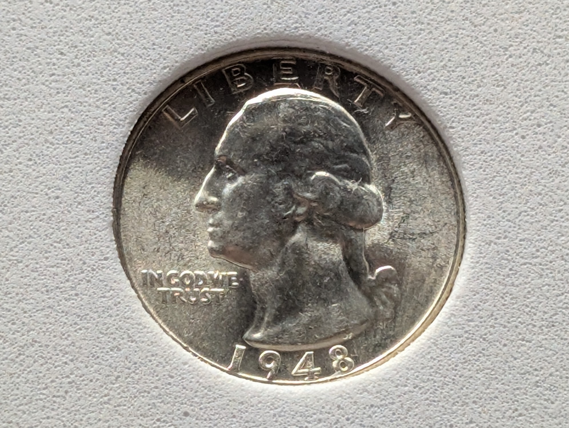 1948 Washington 90% Silver Quarter - NCG Cert. MS68 - (NOT NGC)