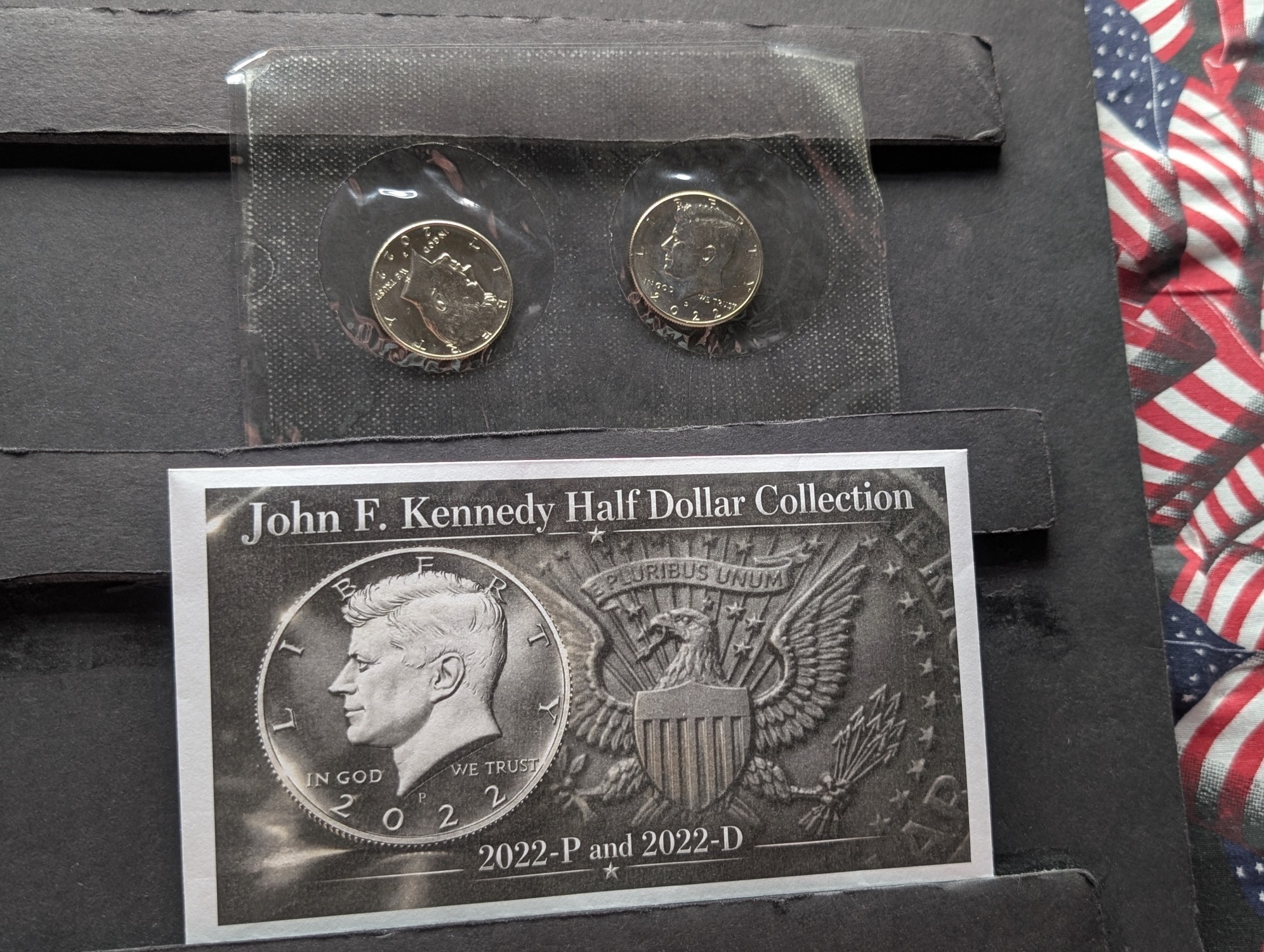 2022-P and 2022-D John F. Kennedy Half Dollar Collection