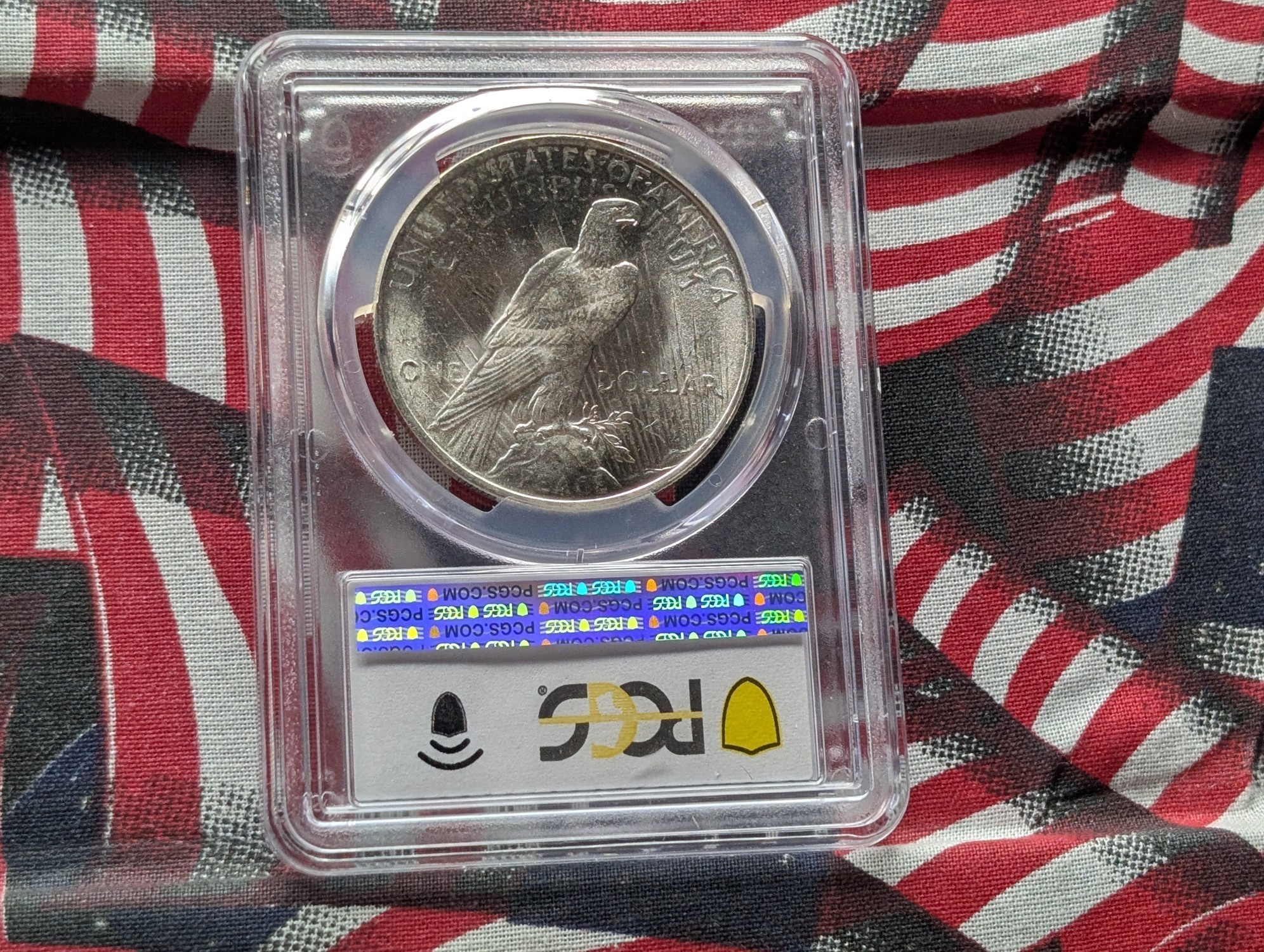 1923 Peace 90% Silver Dollar - PCGS MS62