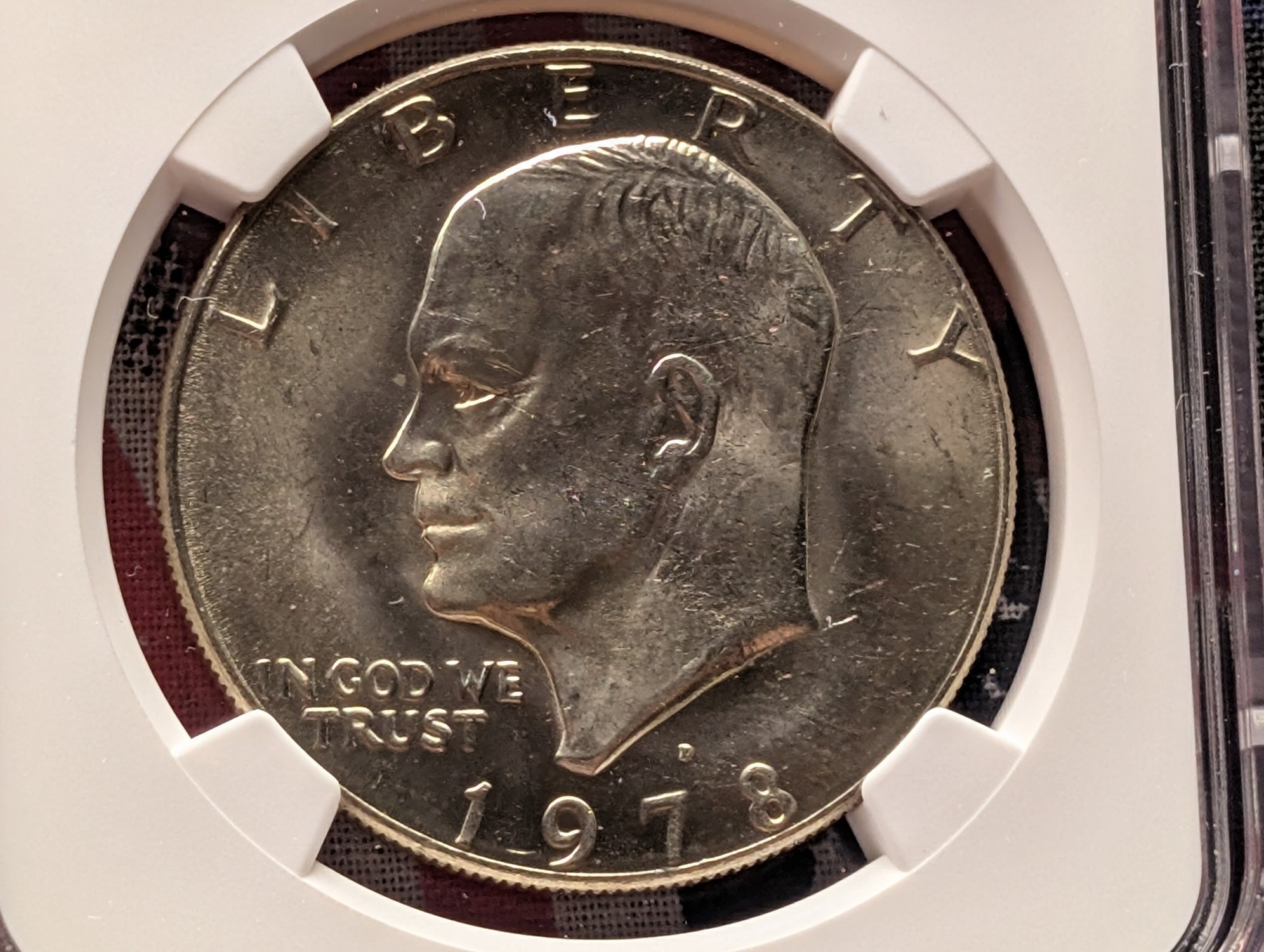 1978-D Eisenhower Dollar - NGC MS65
