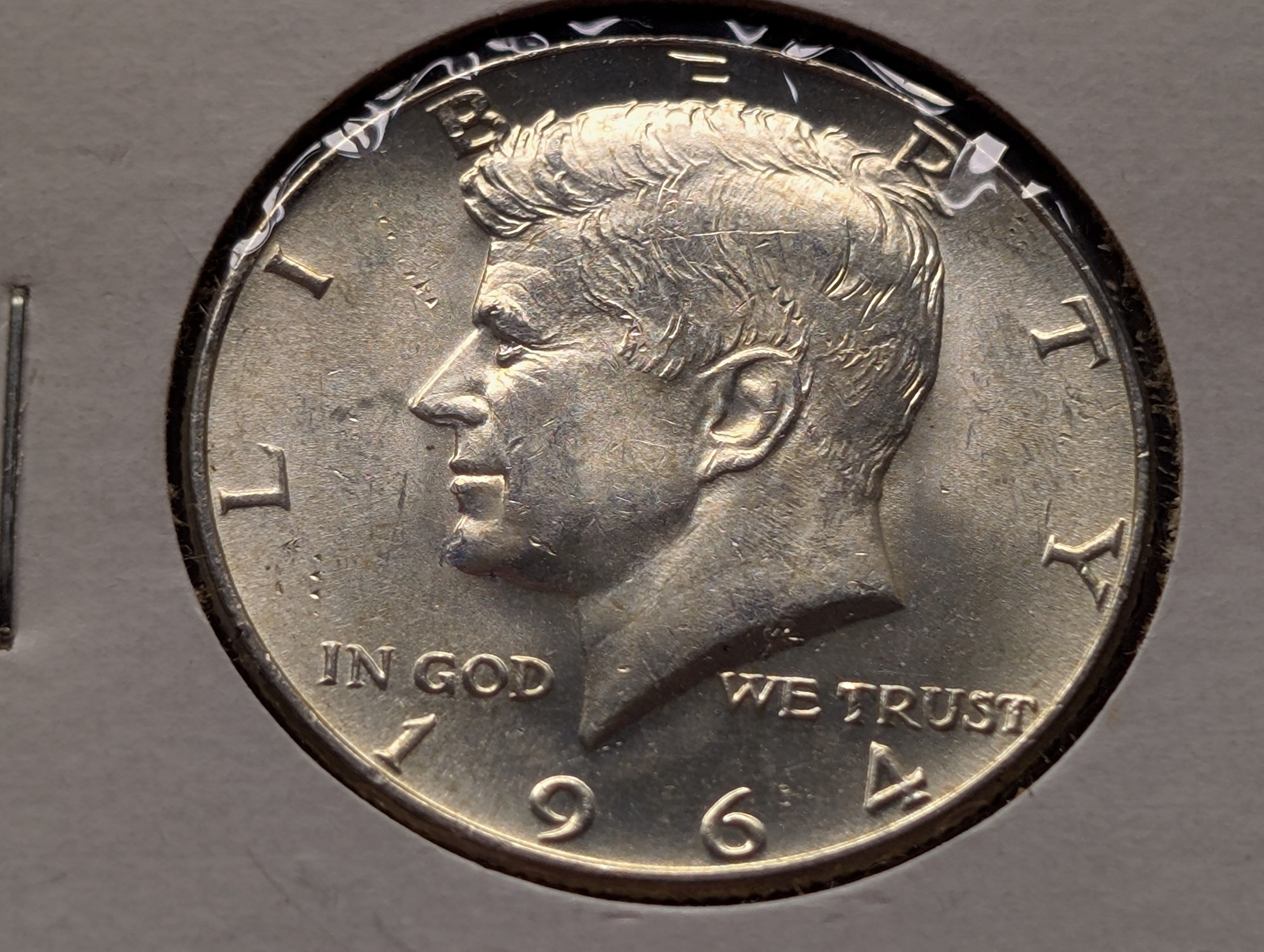 1964 Kennedy Half Dollar, 90% Silver