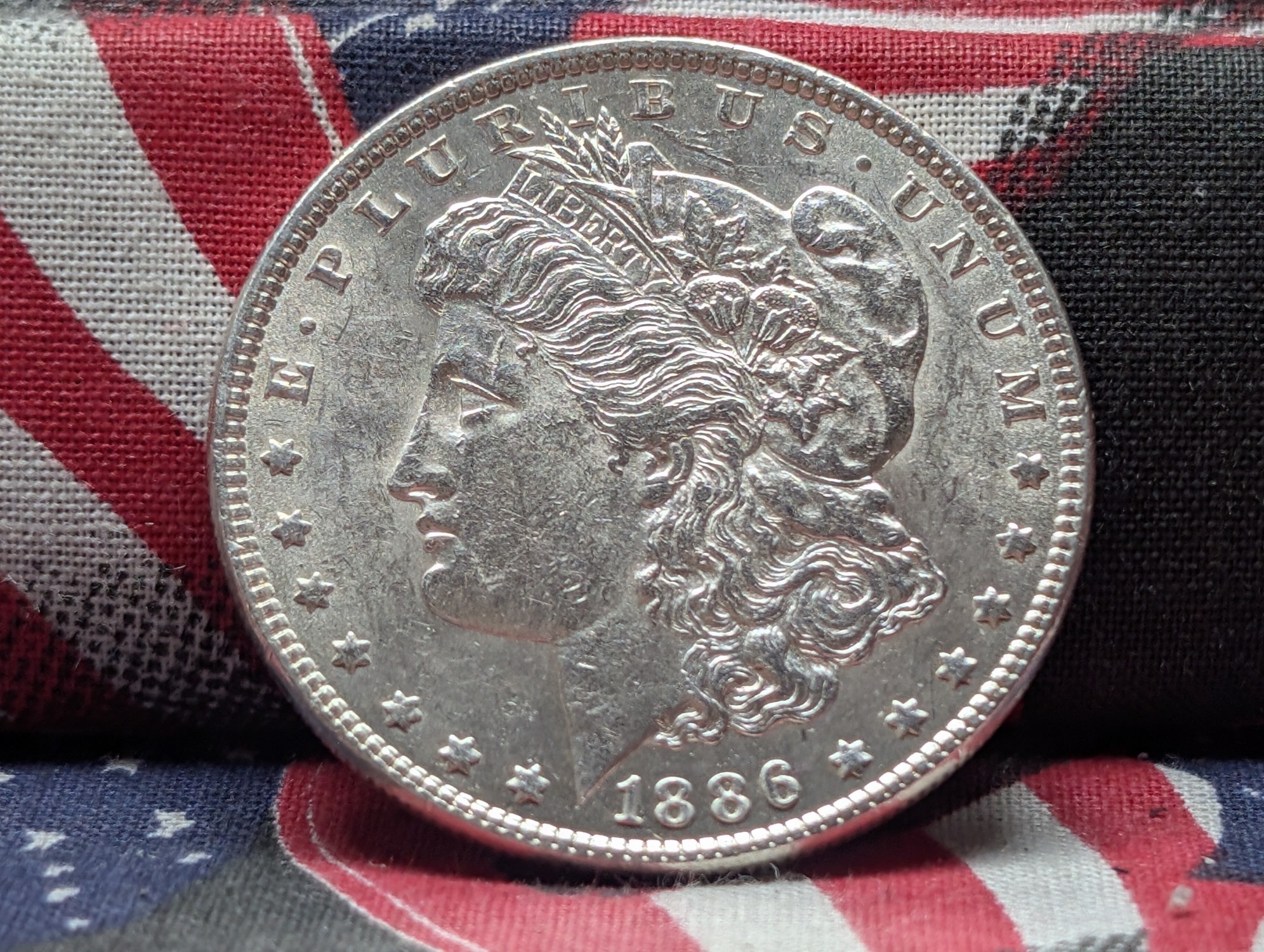1886 Morgan 90% Silver Dollar