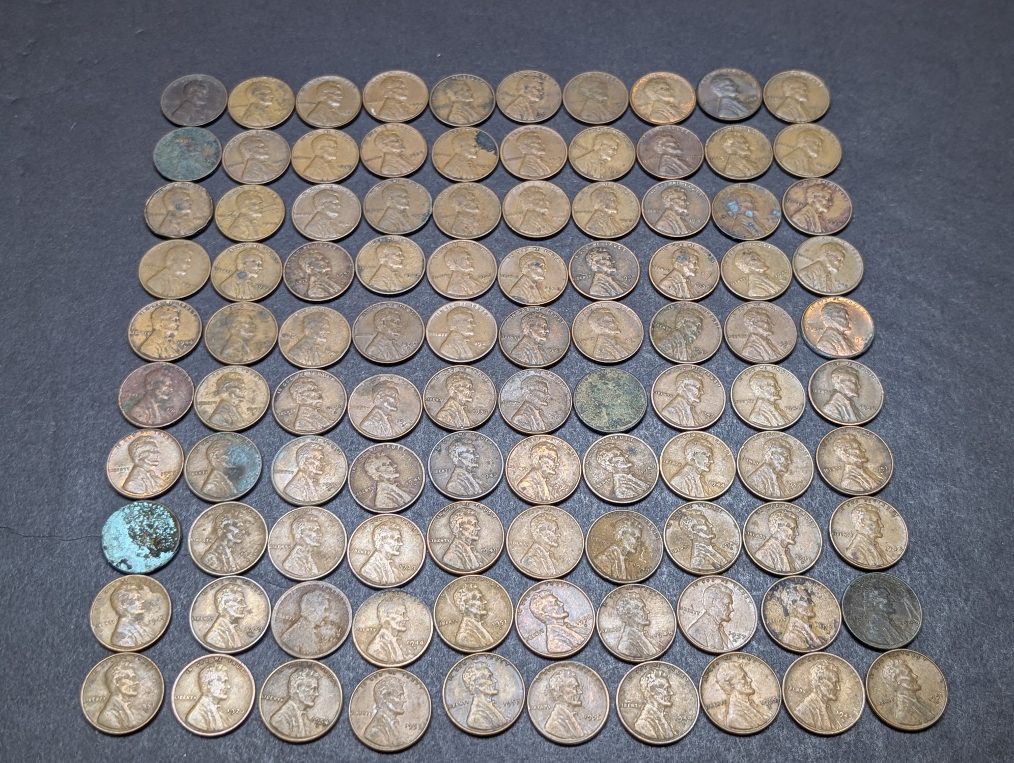 (100) Assorted Lincoln Wheat Cents