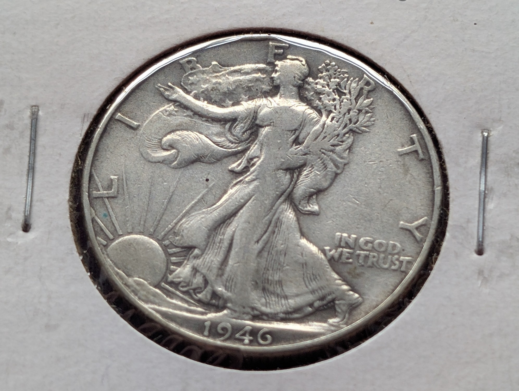 1946-S Walking Liberty 90% Silver Half Dollar