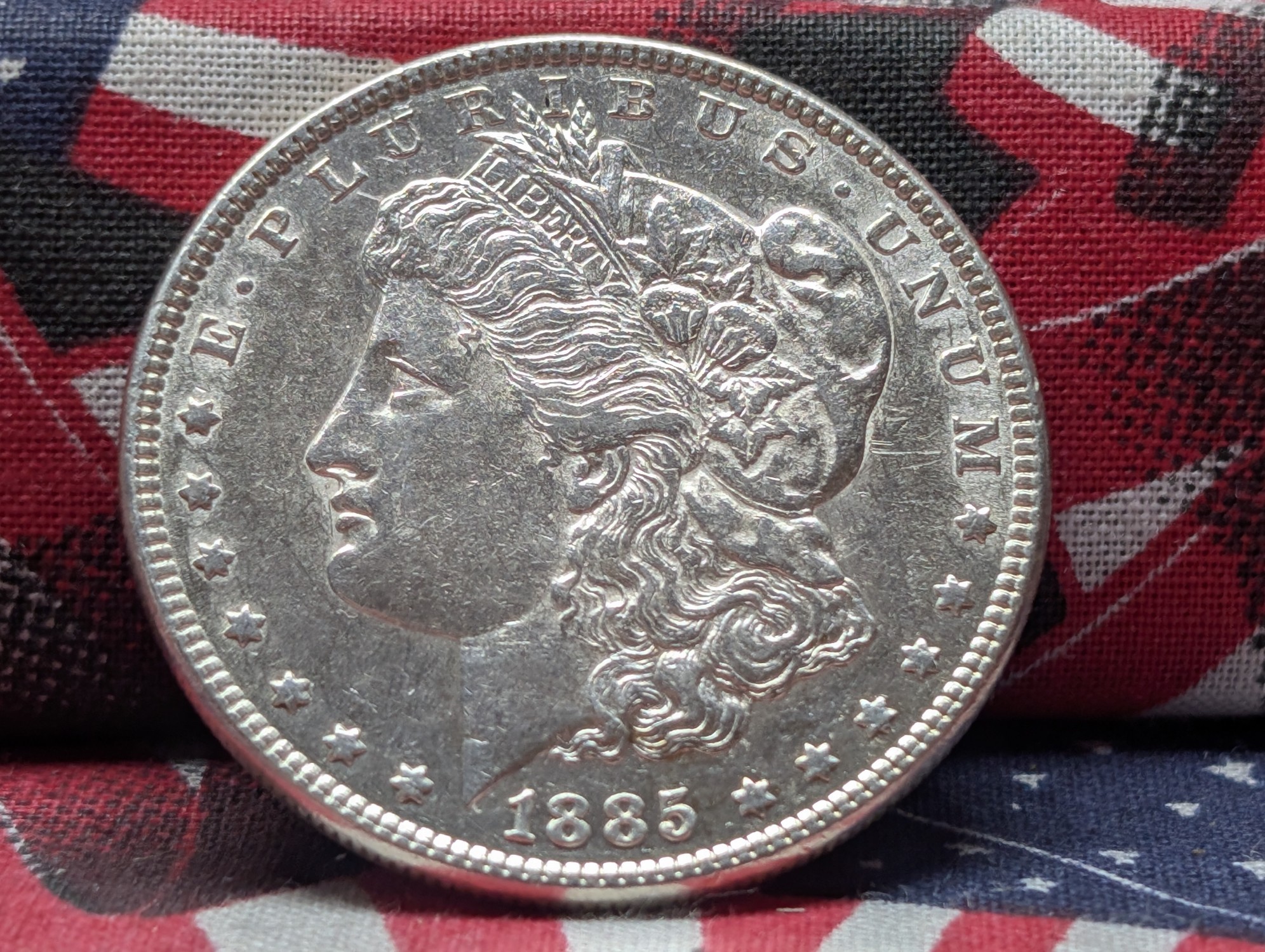 1885 Morgan 90% Silver Dollar