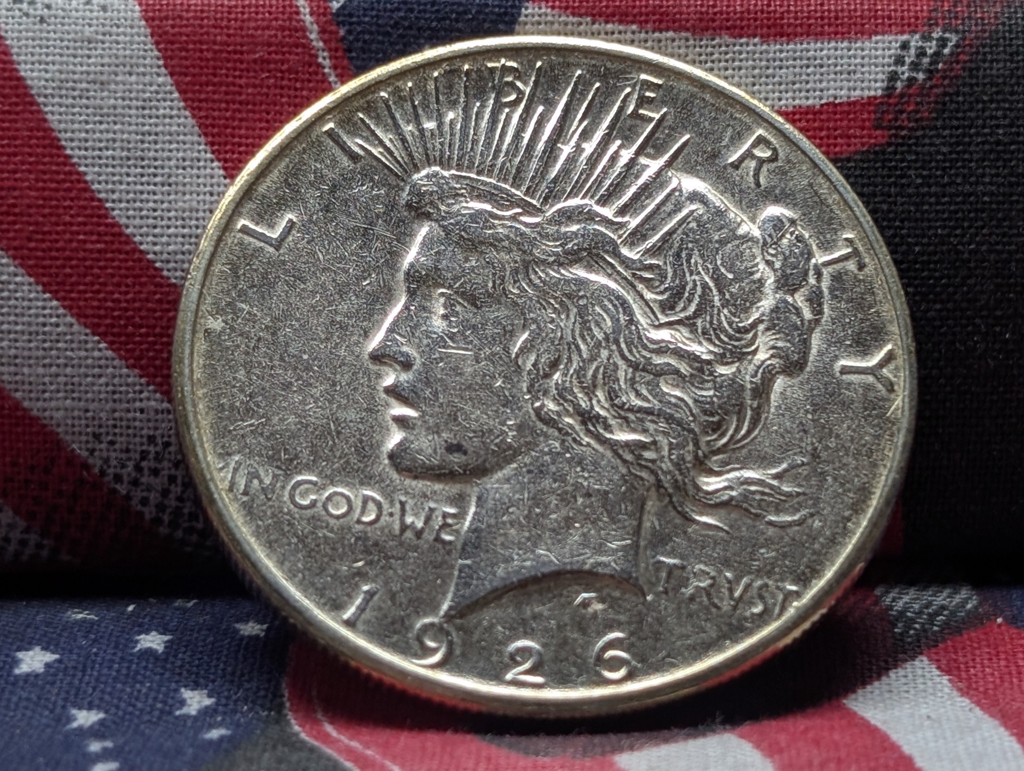 1926-S Peace 90% Silver Dollar