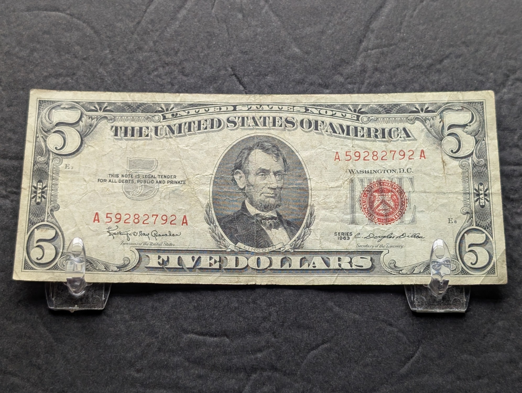 1963 Series $5 U.S. Note