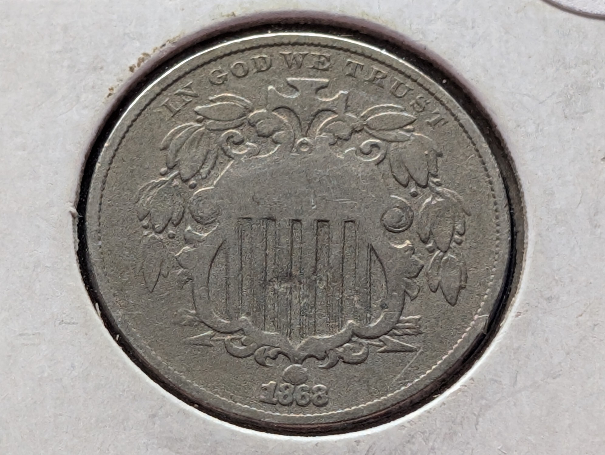 1868 Shield Nickel