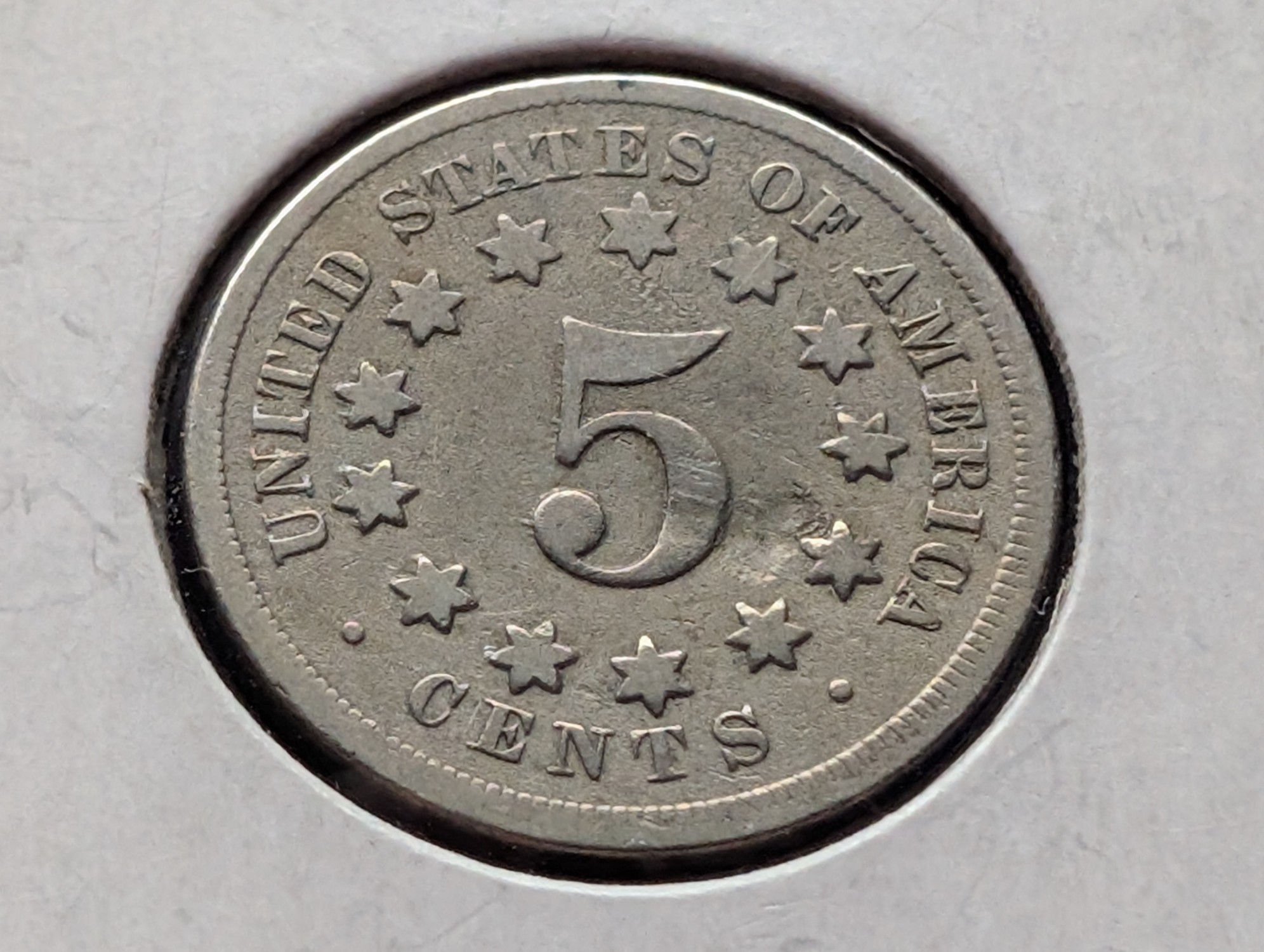 1868 Shield Nickel