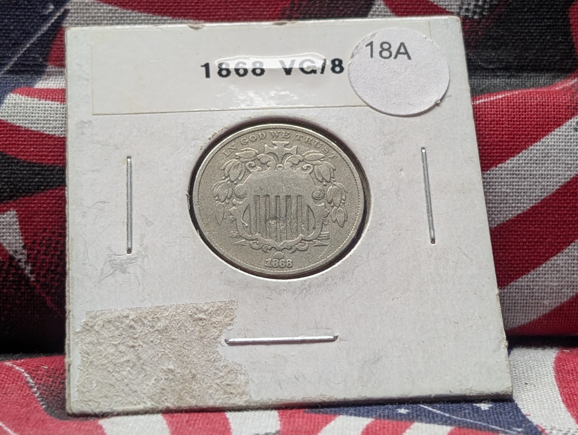 1868 Shield Nickel