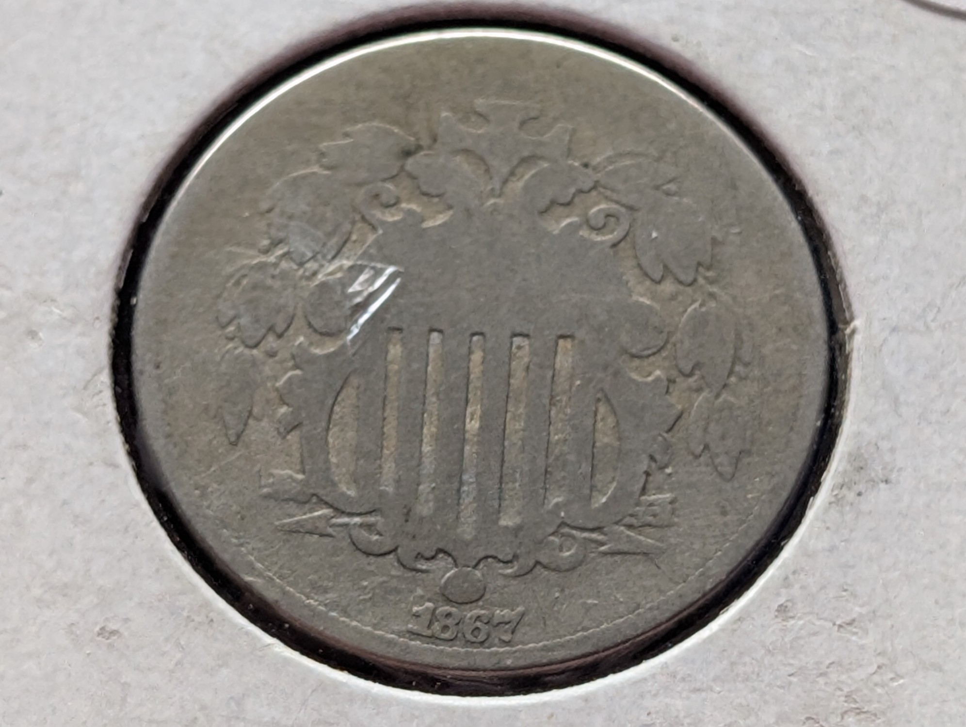1867 Shield Nickel