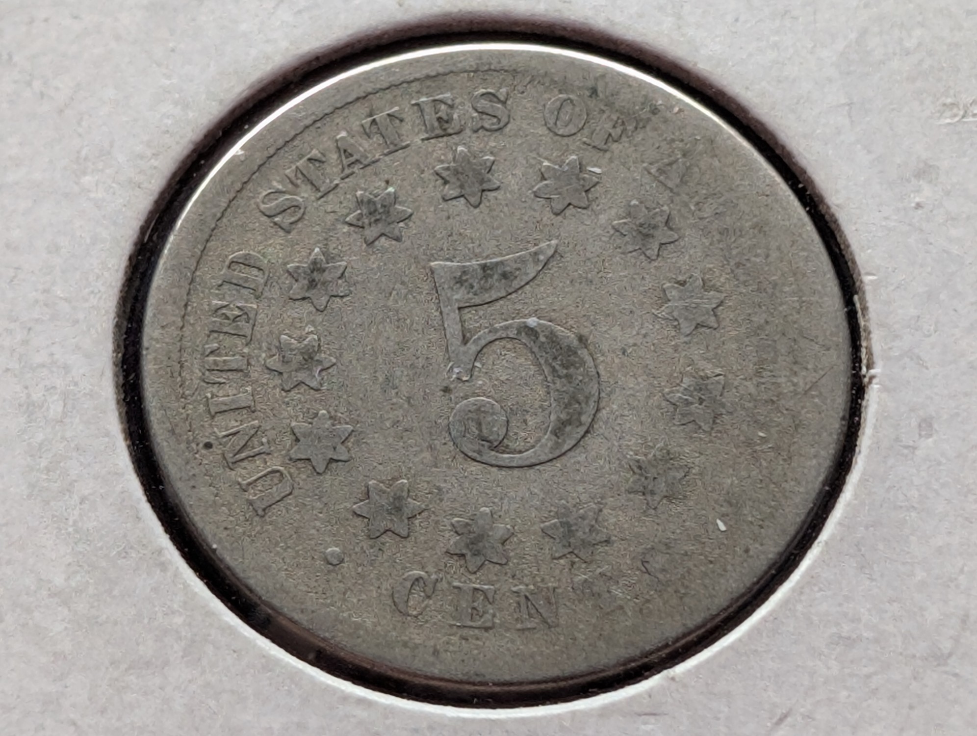 1867 Shield Nickel