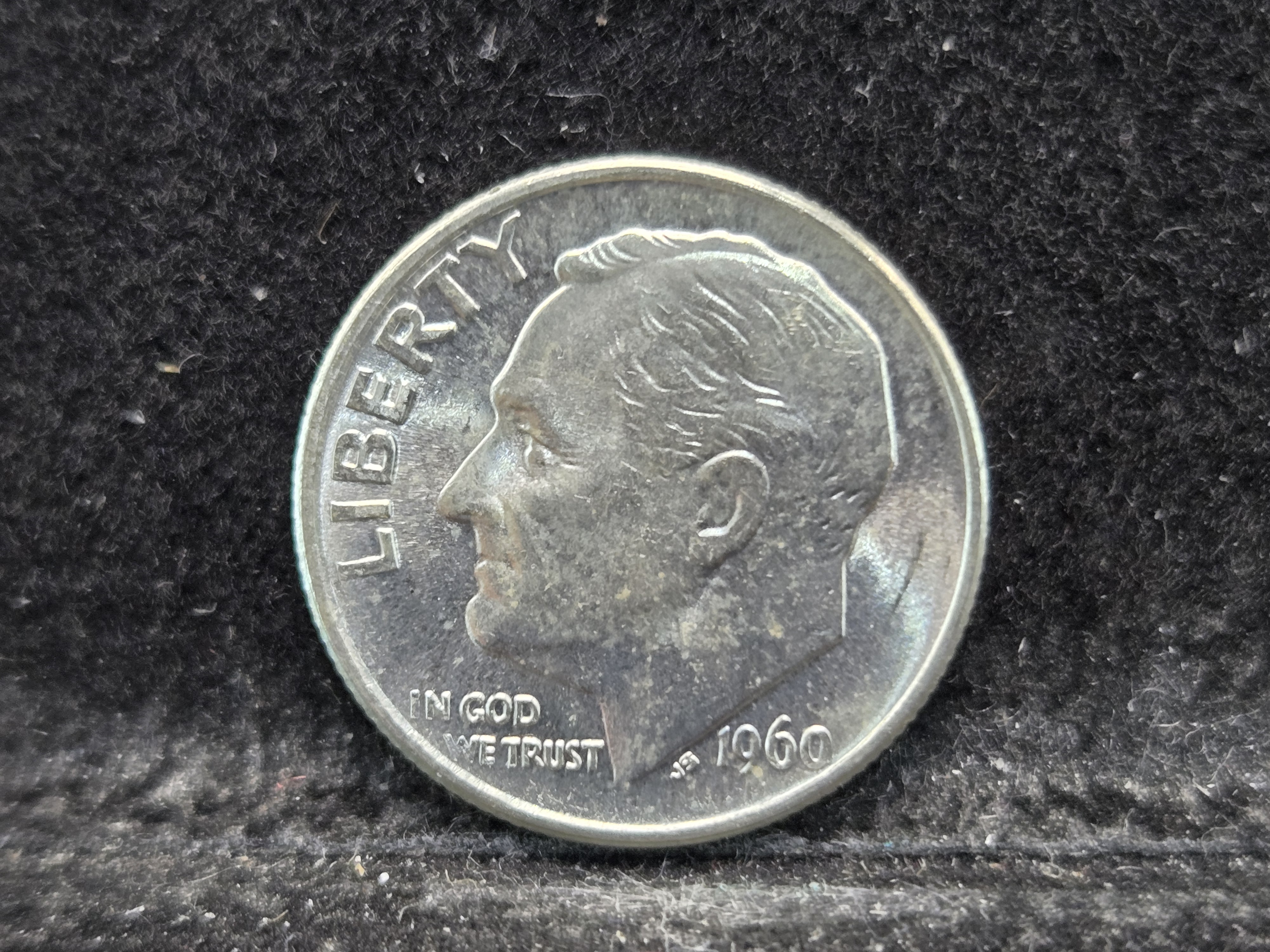 1960 Roosevelt 90% Silver Dime - MS