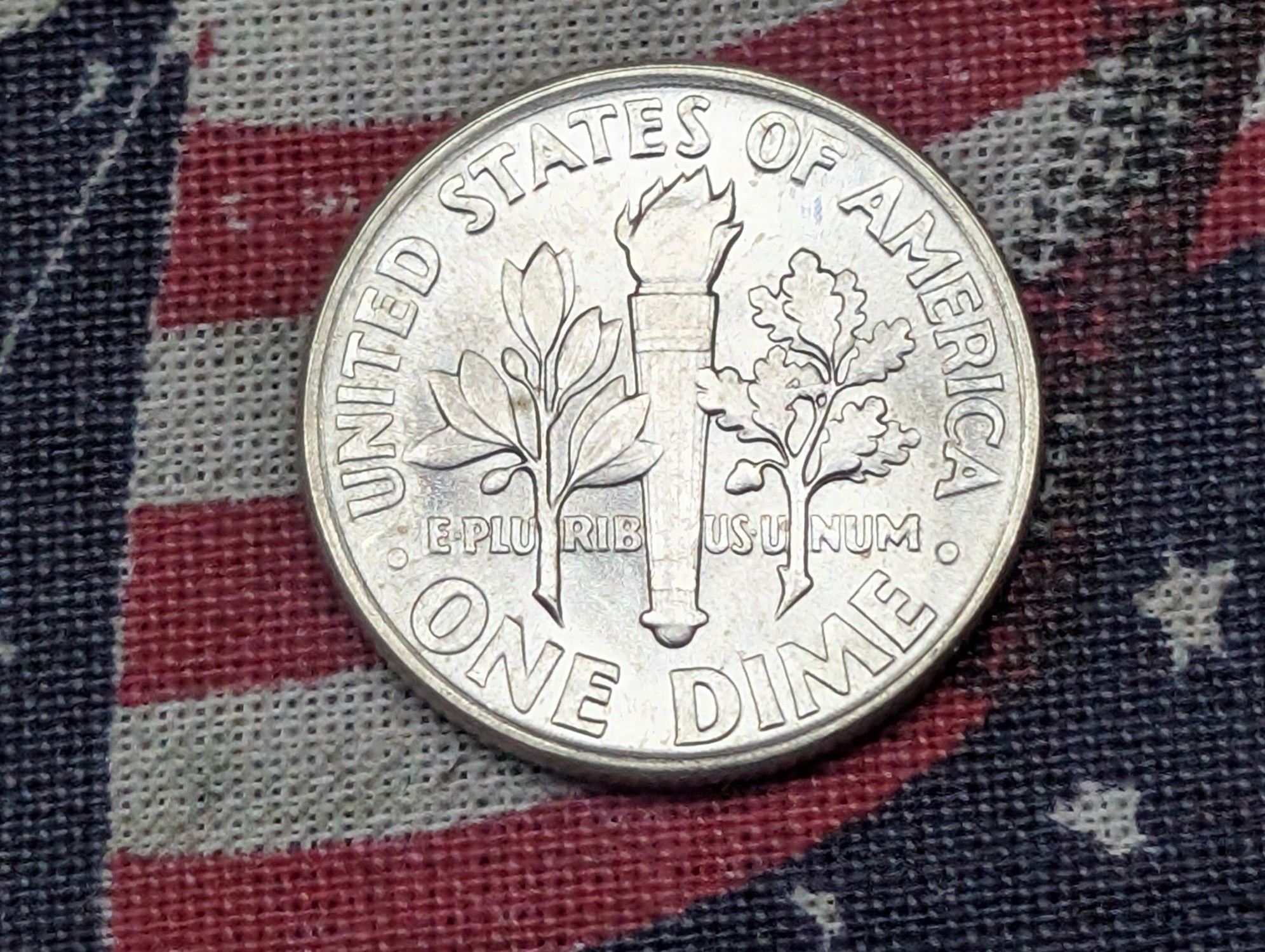 1960 Roosevelt 90% Silver Dime - MS