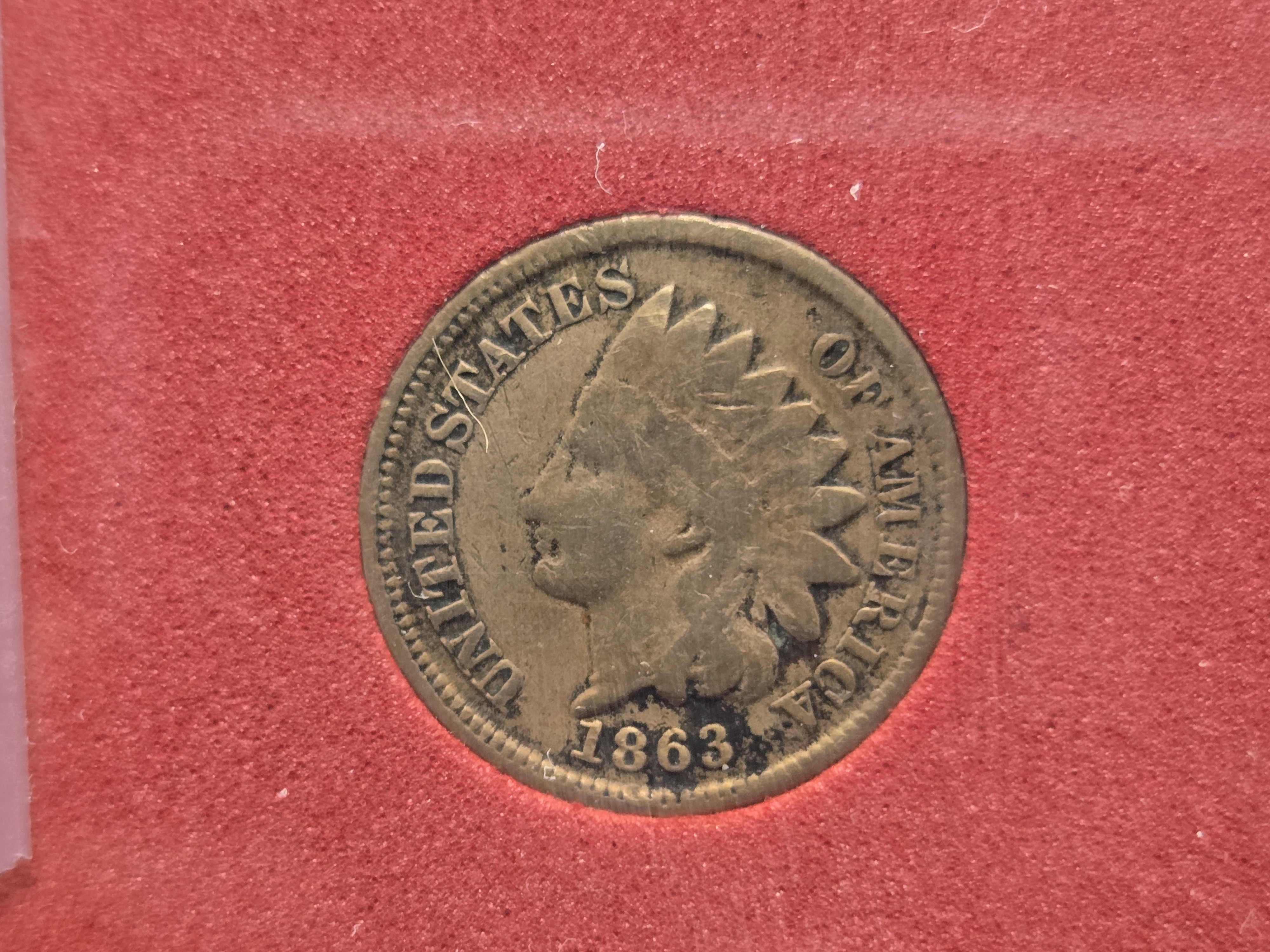 1863 Indian Head Cent
