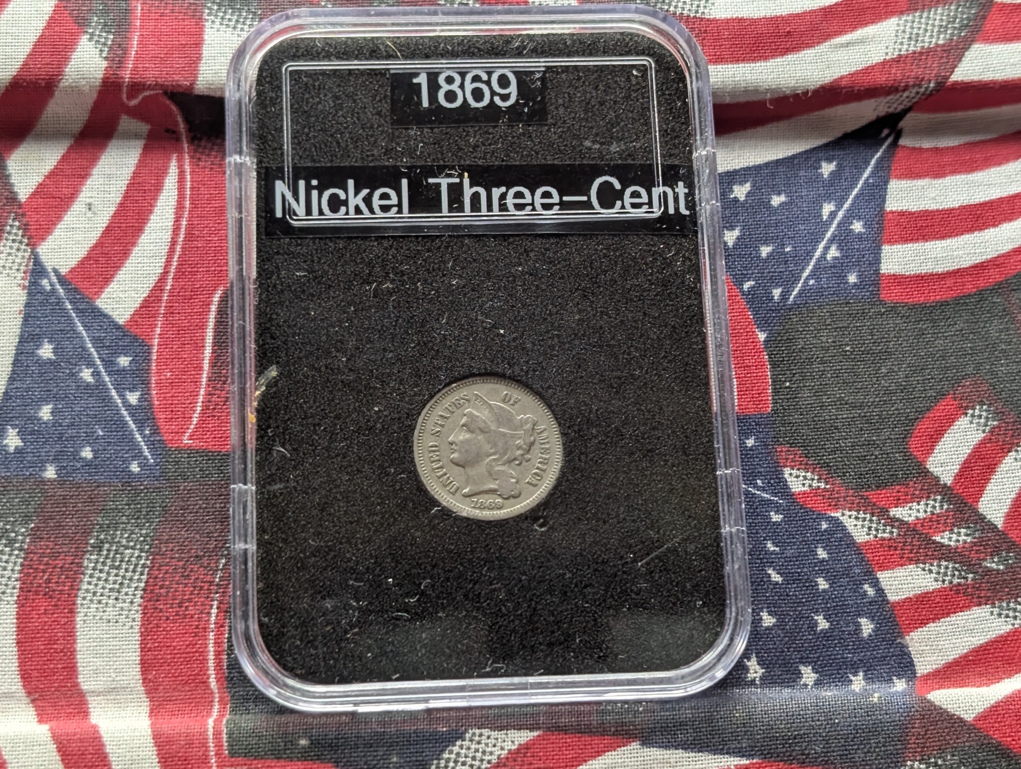 1869 Three Cent Nickel