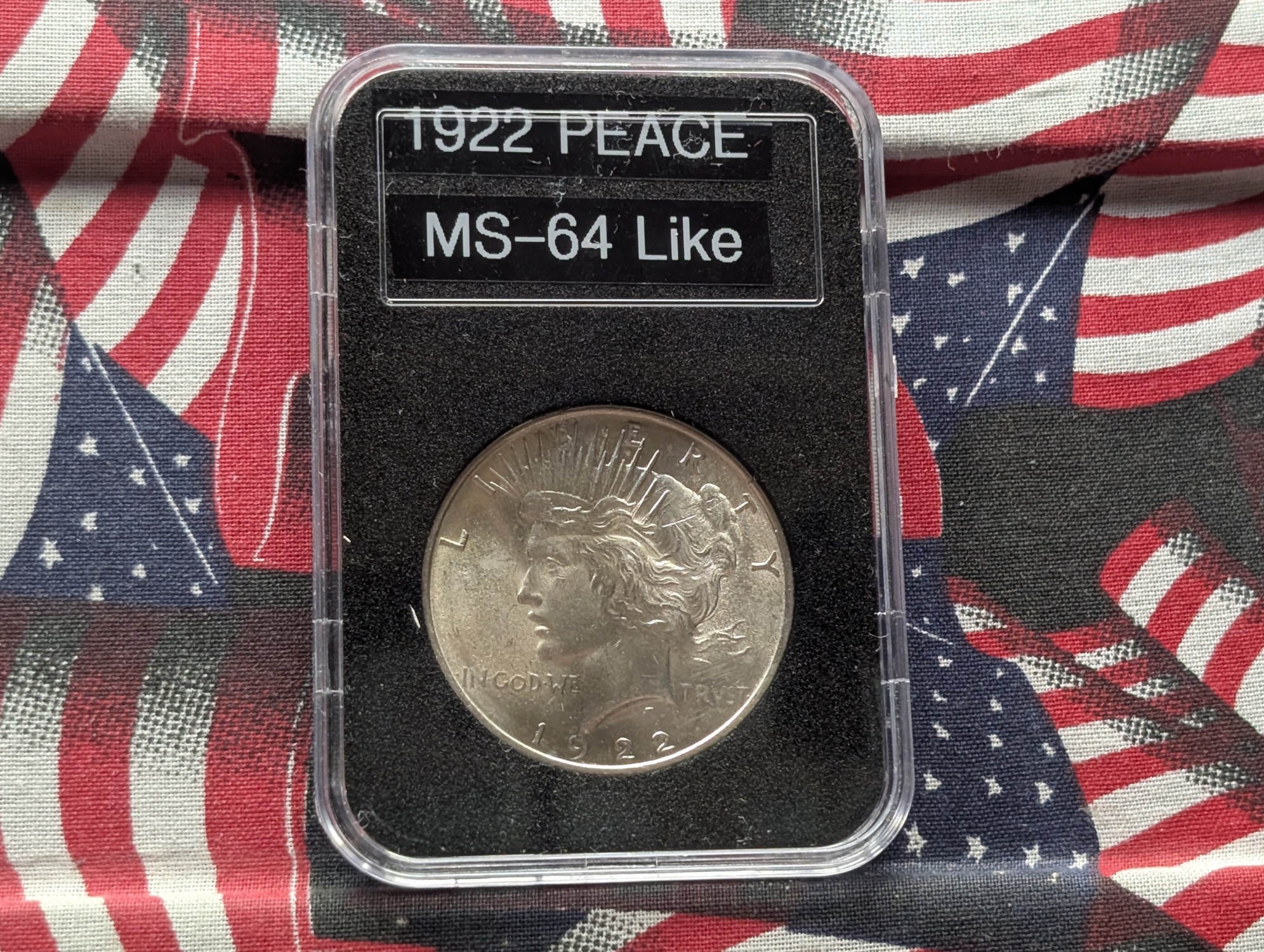 1922 Peace 90% Silver Dollar - MS