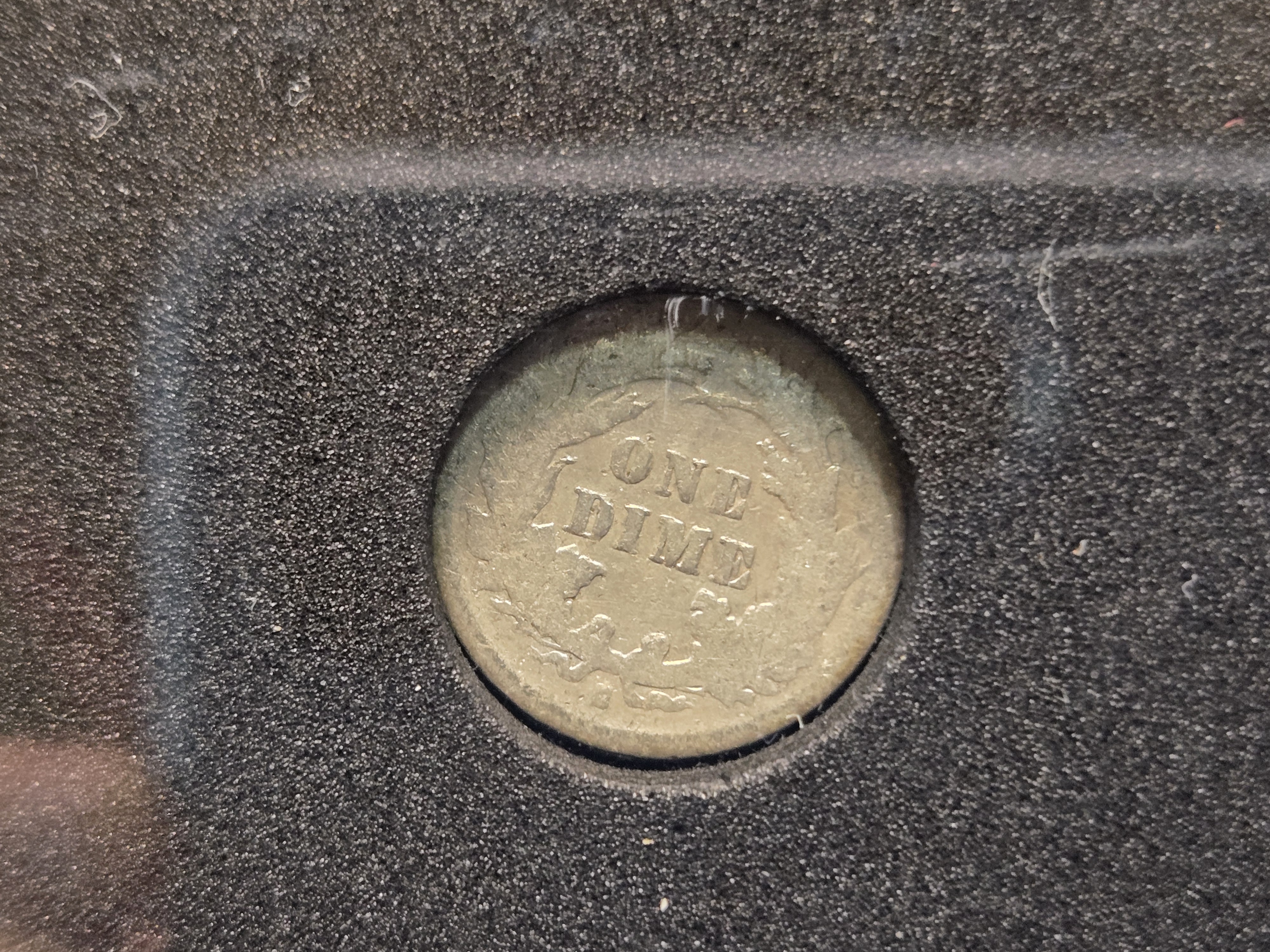 1877-S Liberty Seated 90% Silver Dime - Partial Liberty