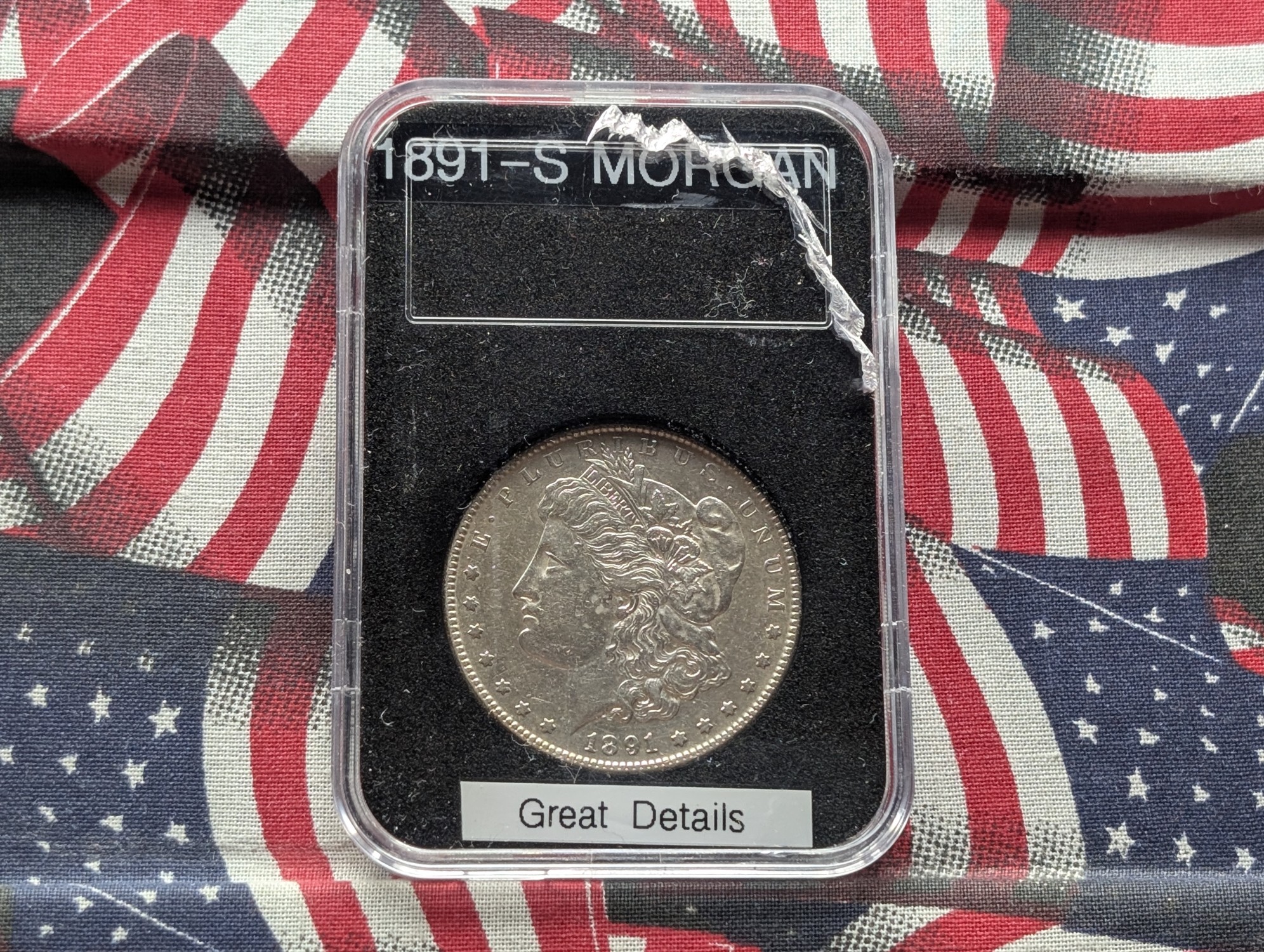 1891-S Morgan 90% Silver Dollar