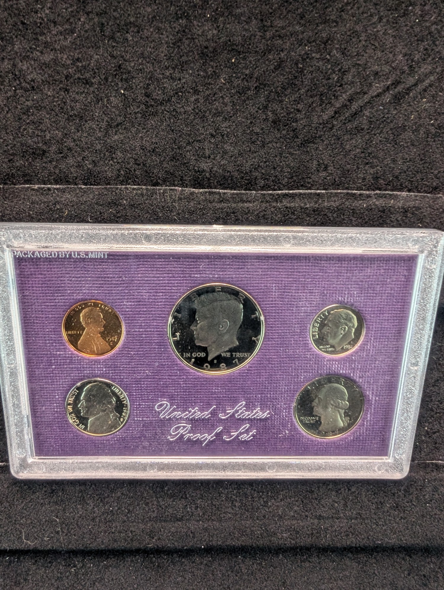 1987-S U.S. Proof Set In OGP w/COA