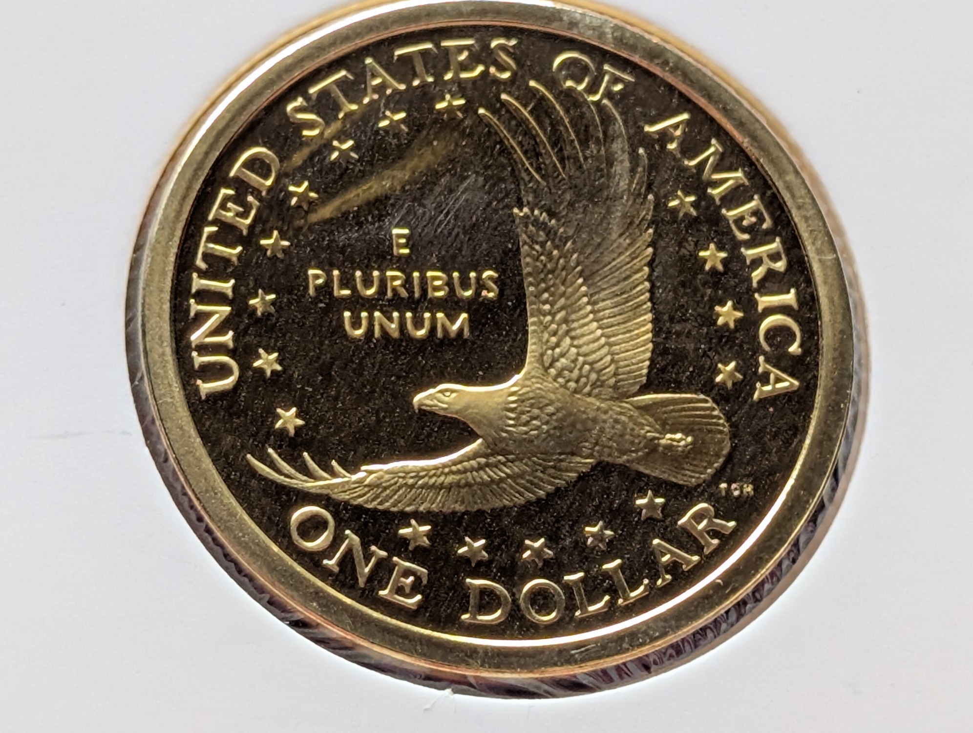 2006-S Proof Sacagawea Dollar with Eagle in Flight Reverse