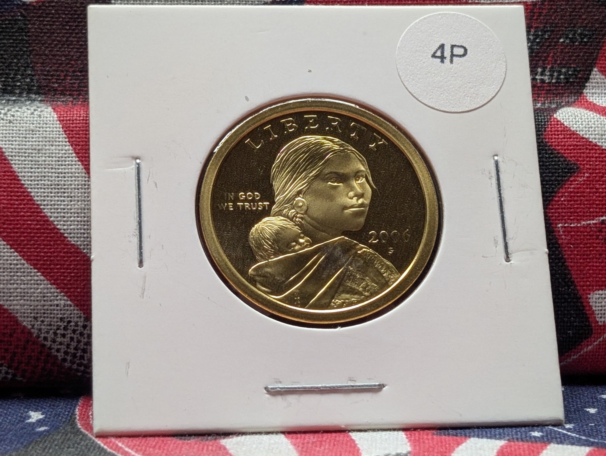 2006-S Proof Sacagawea Dollar with Eagle in Flight Reverse