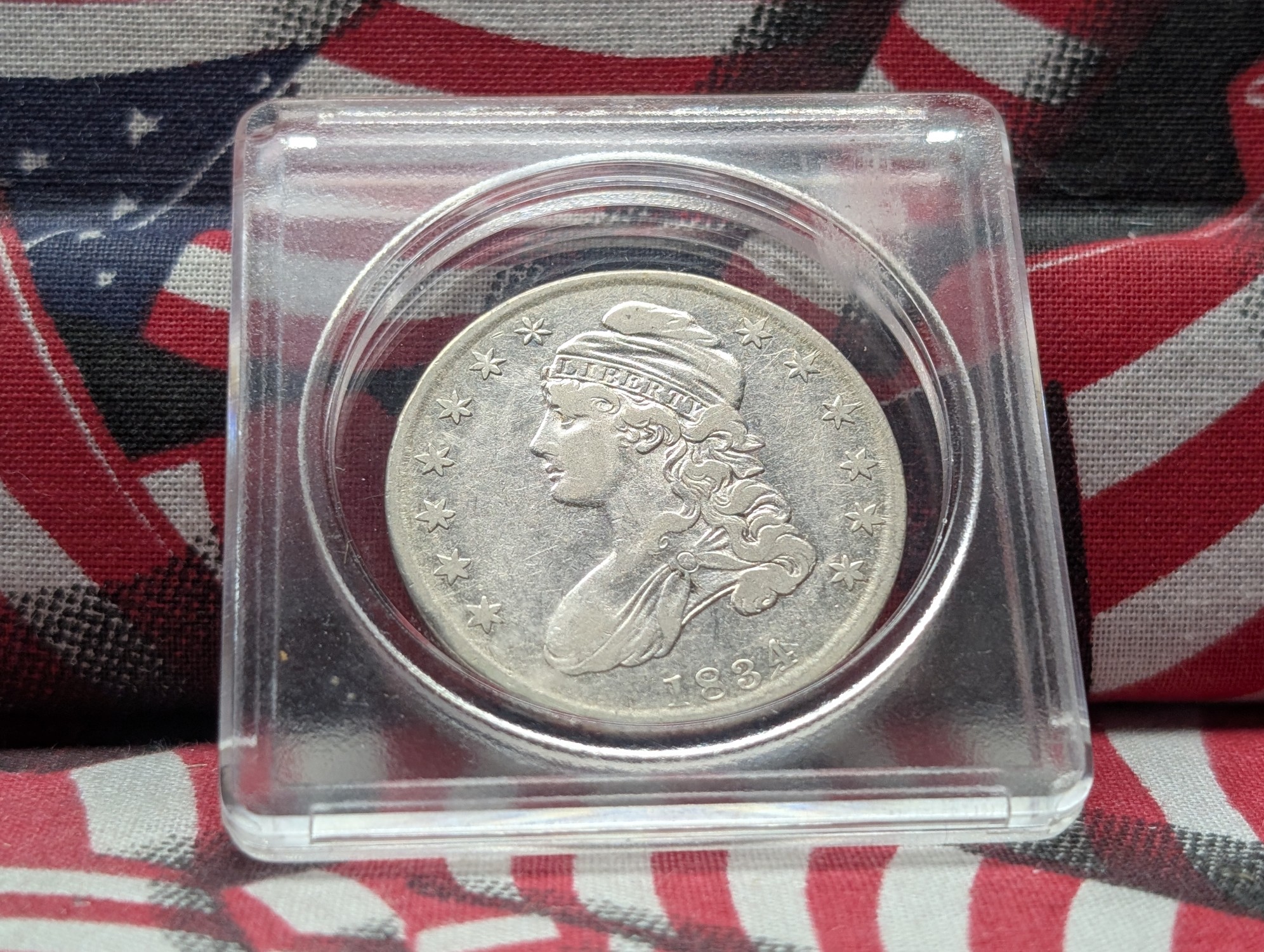 1834 Capped Bust Silver Half Dollar