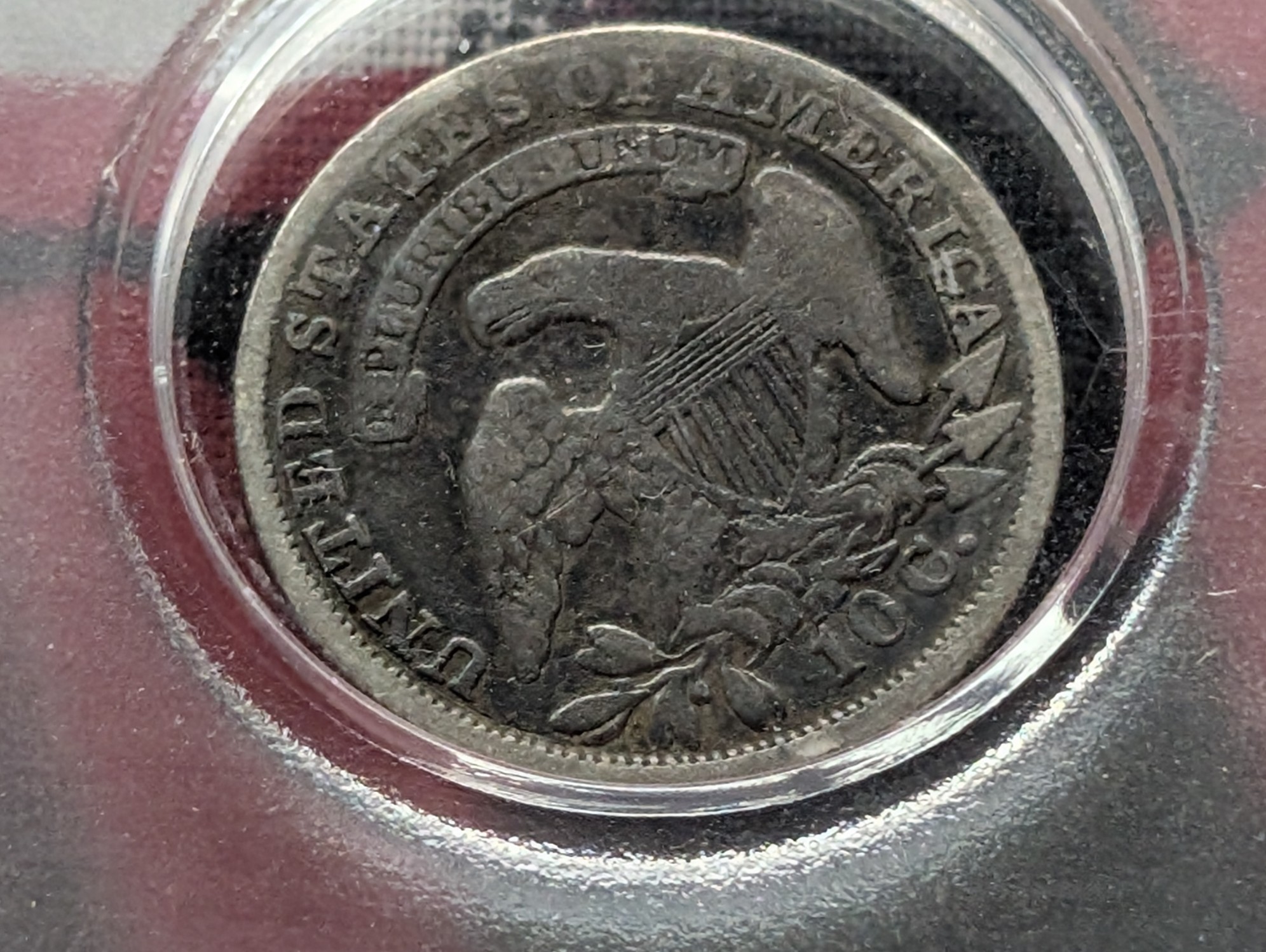 1835 Capped Bust Silver Dime
