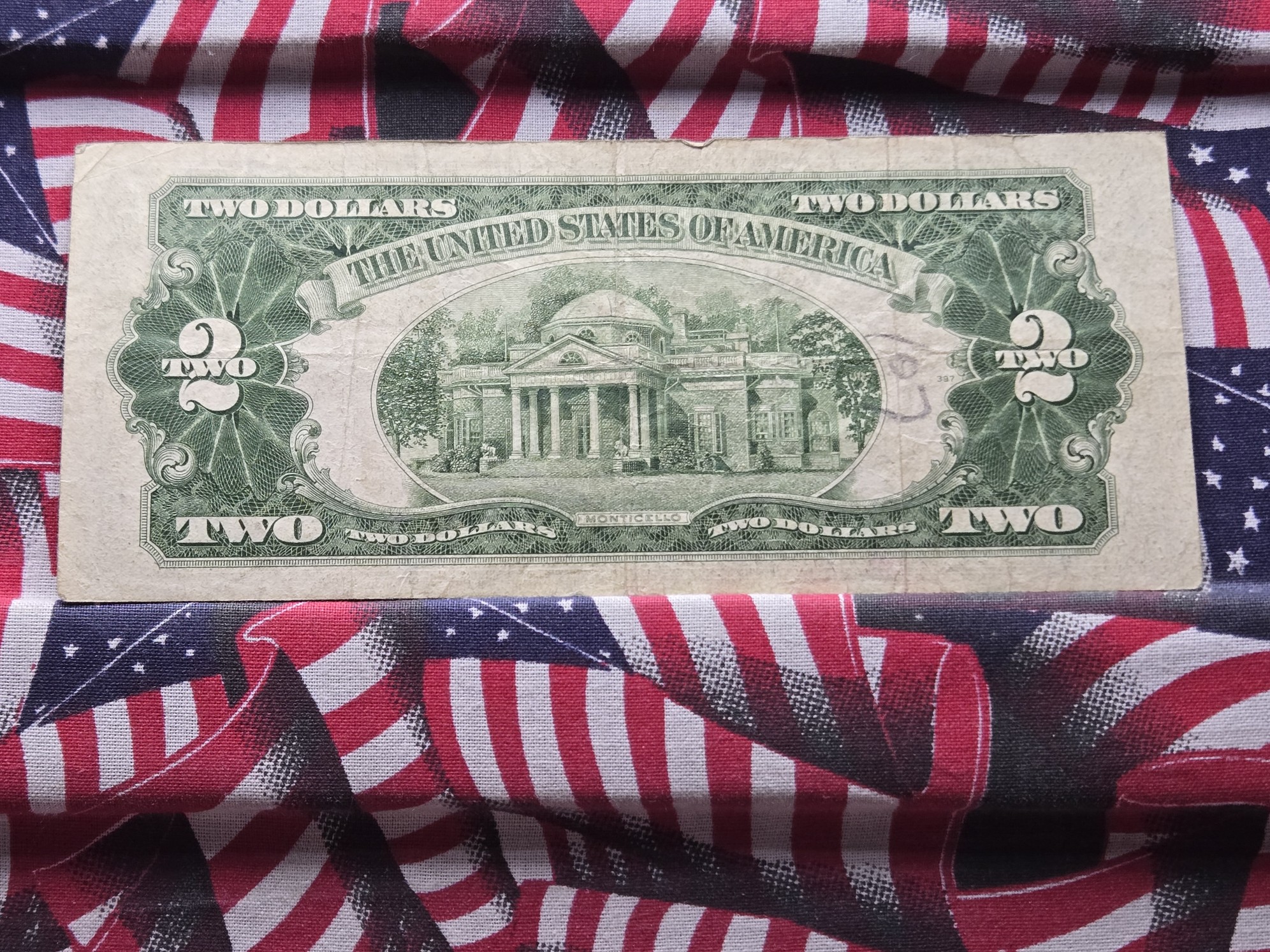 1953 Series U.S. $2 Red Seal Note