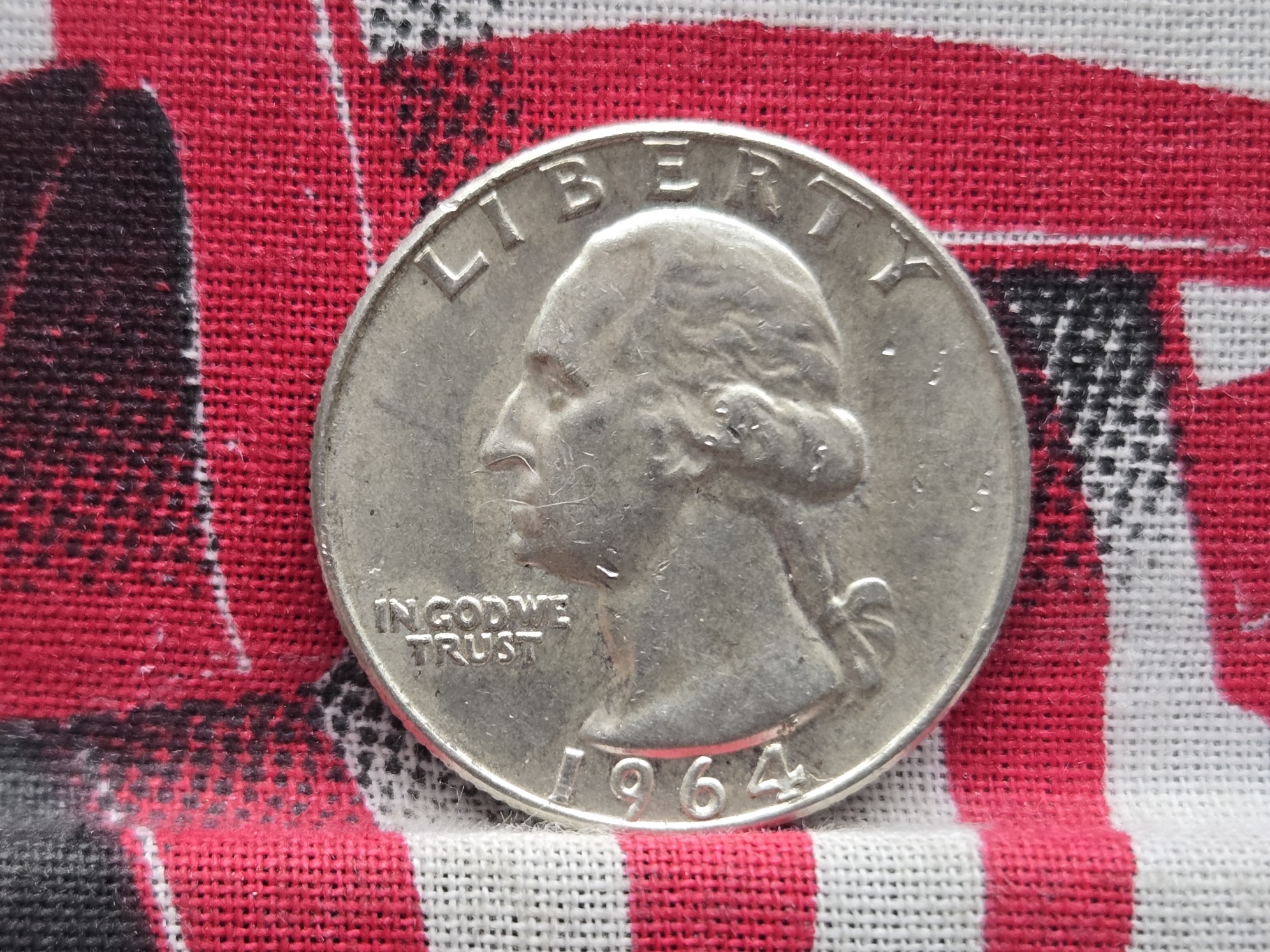 1964-D Washington 90% Silver Quarter