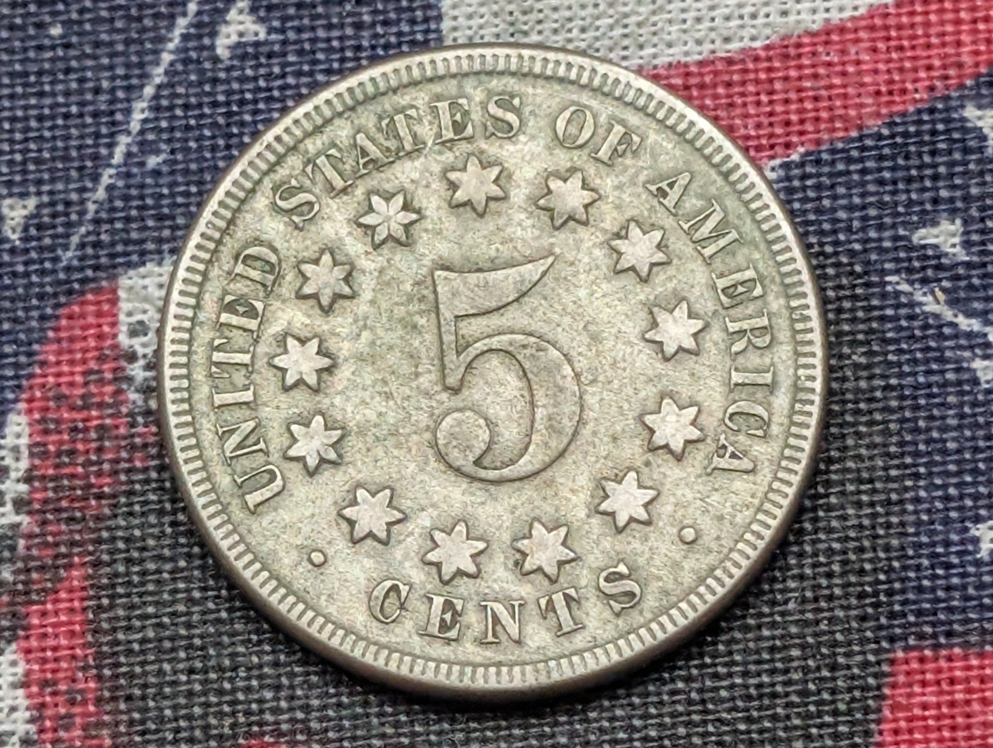 1868 Shield Nickel