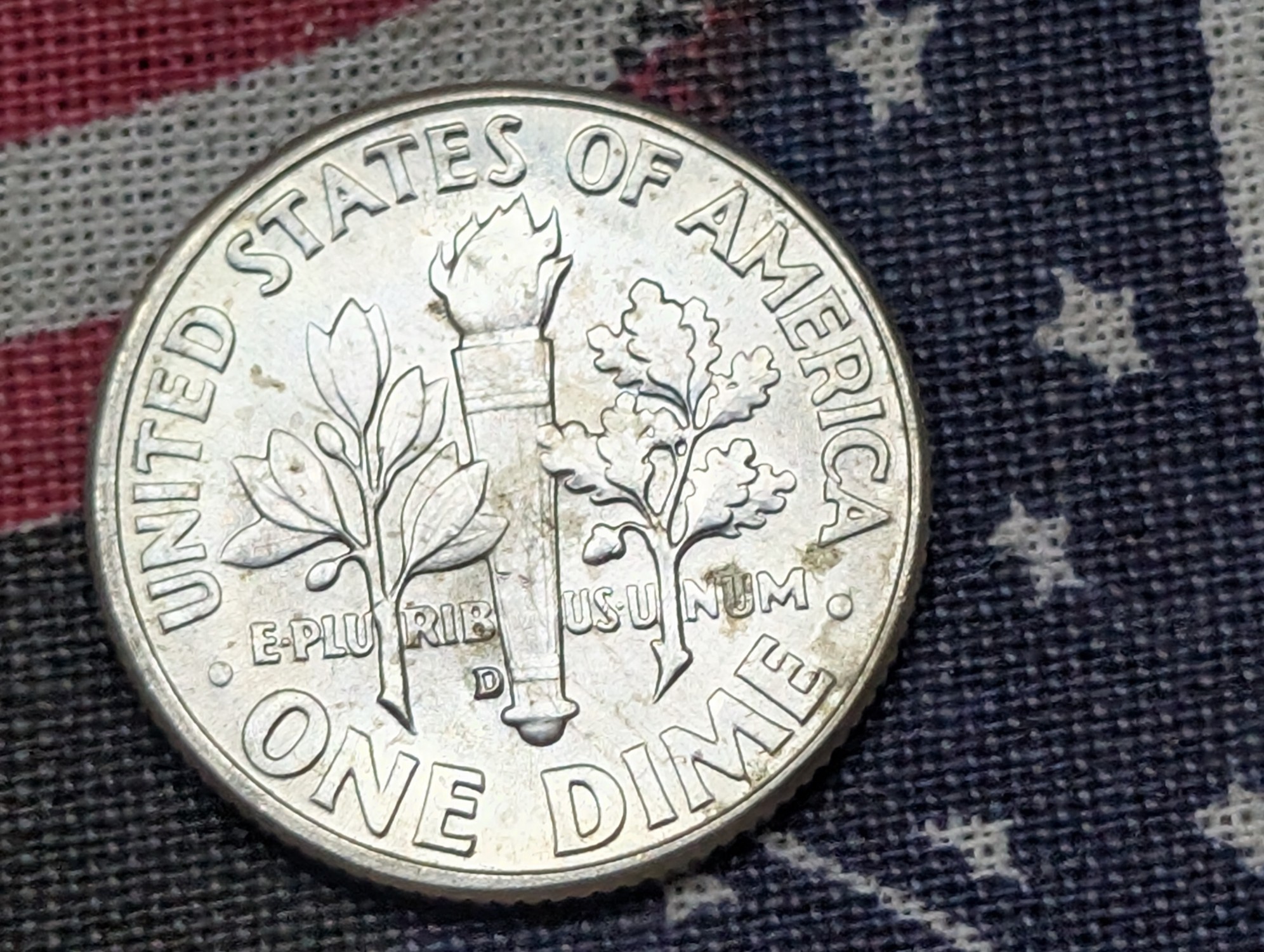 1964-D Roosevelt 90% Silver Dime
