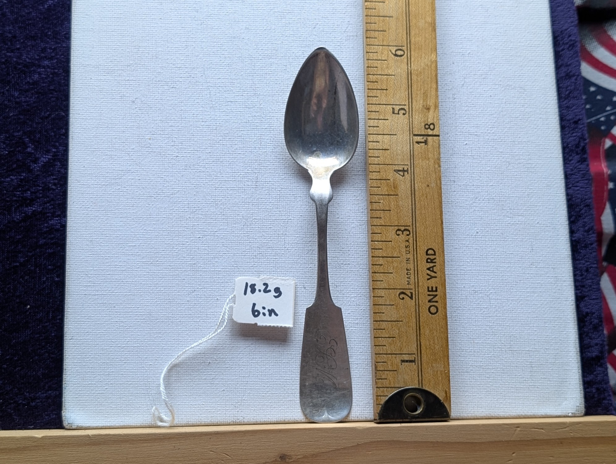 6in Sterling Silver Spoon 18.2g