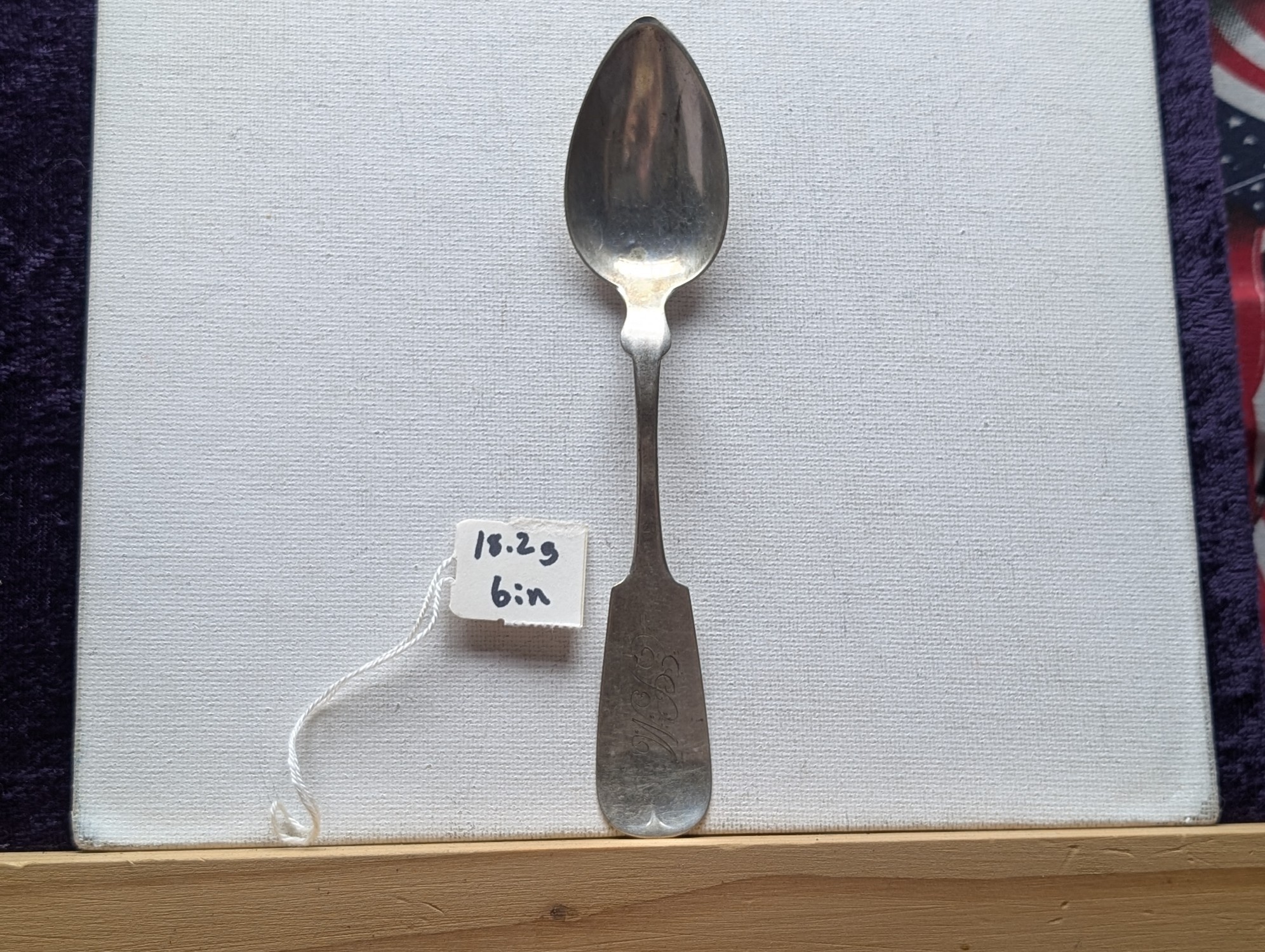 6in Sterling Silver Spoon 18.2g