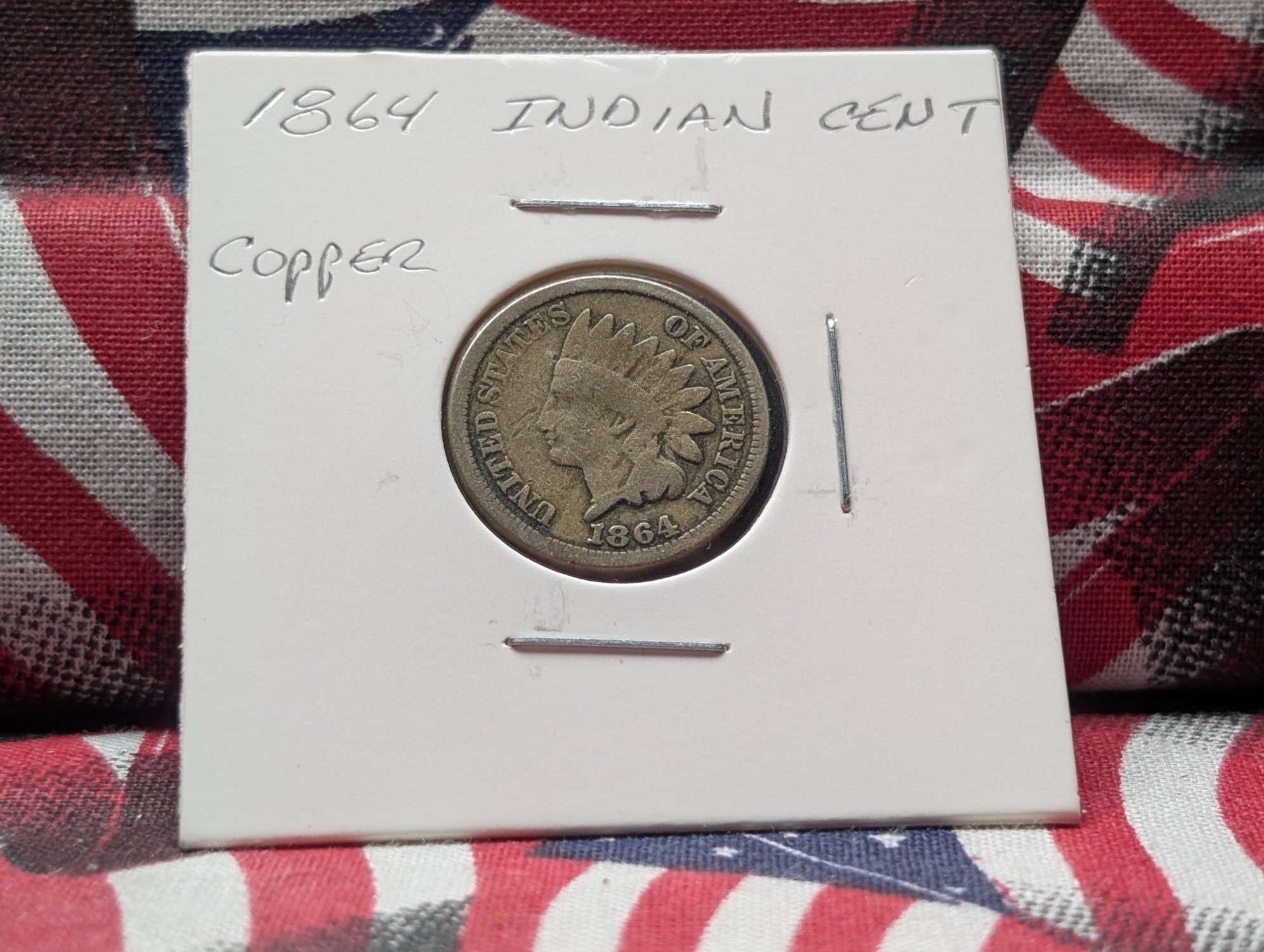1864 Indian Head Cent, Copper