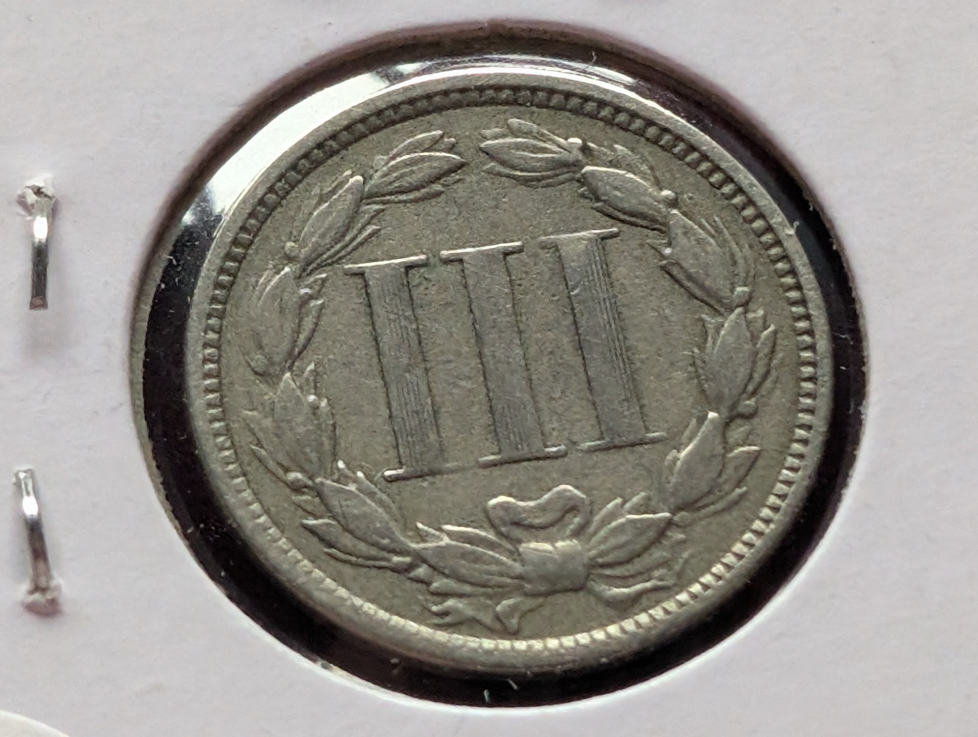 1868 Three Cent Nickel