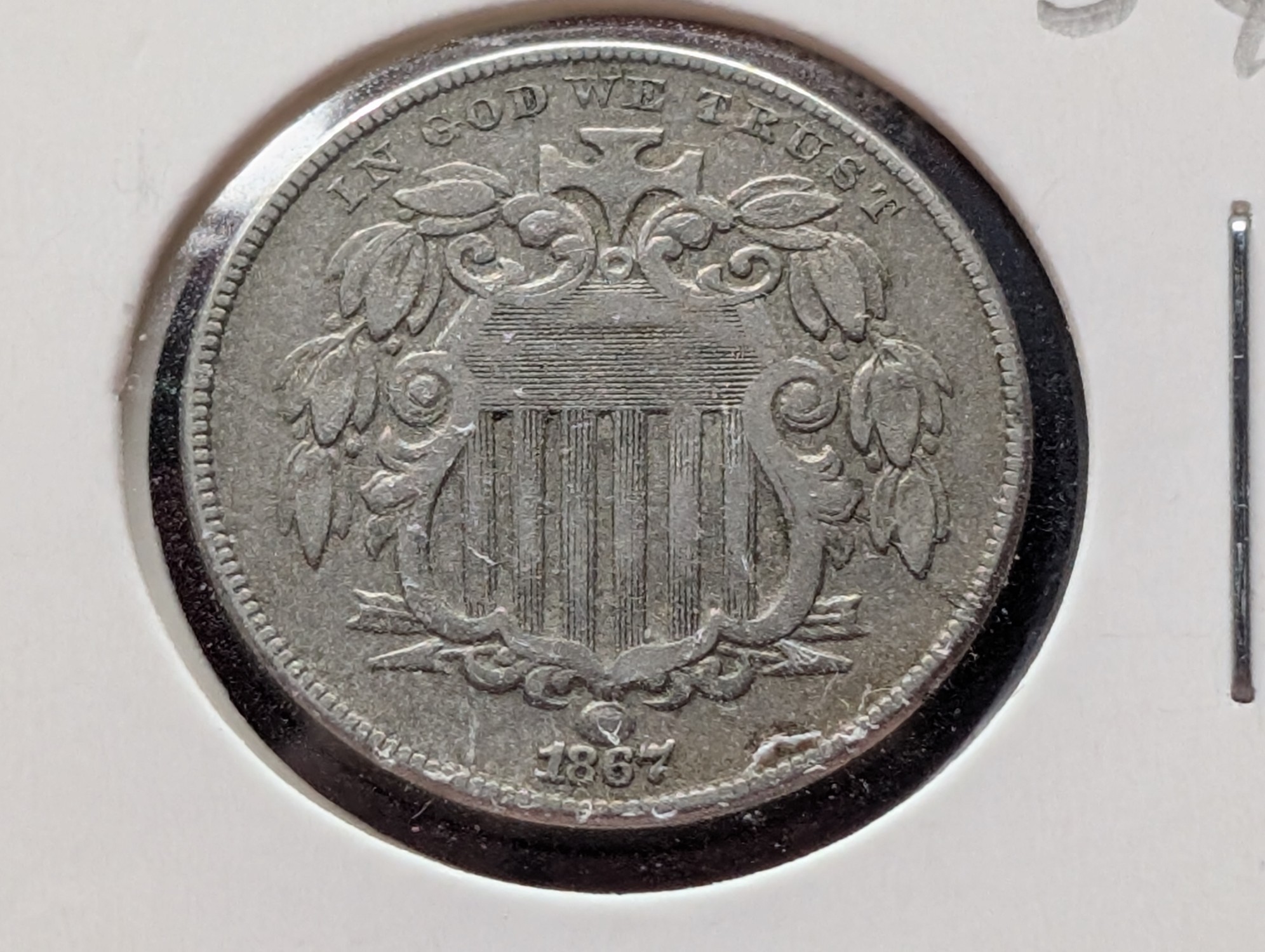 1867 Shield Nickel