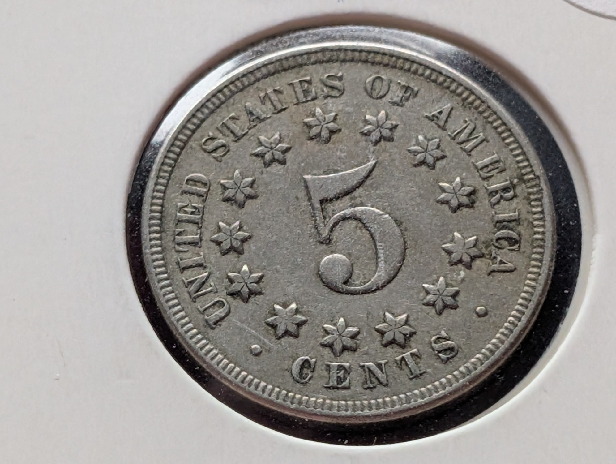 1867 Shield Nickel