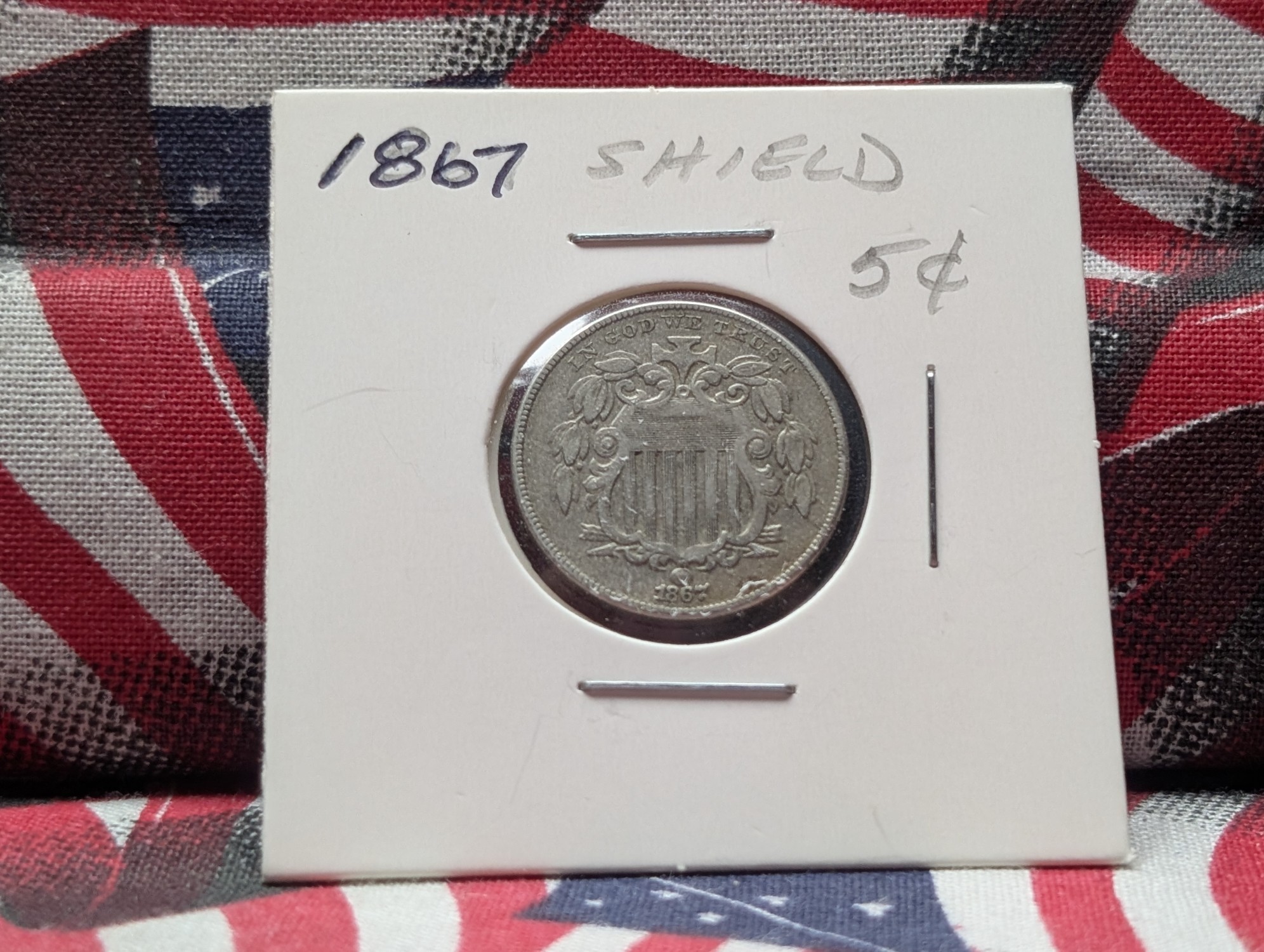 1867 Shield Nickel