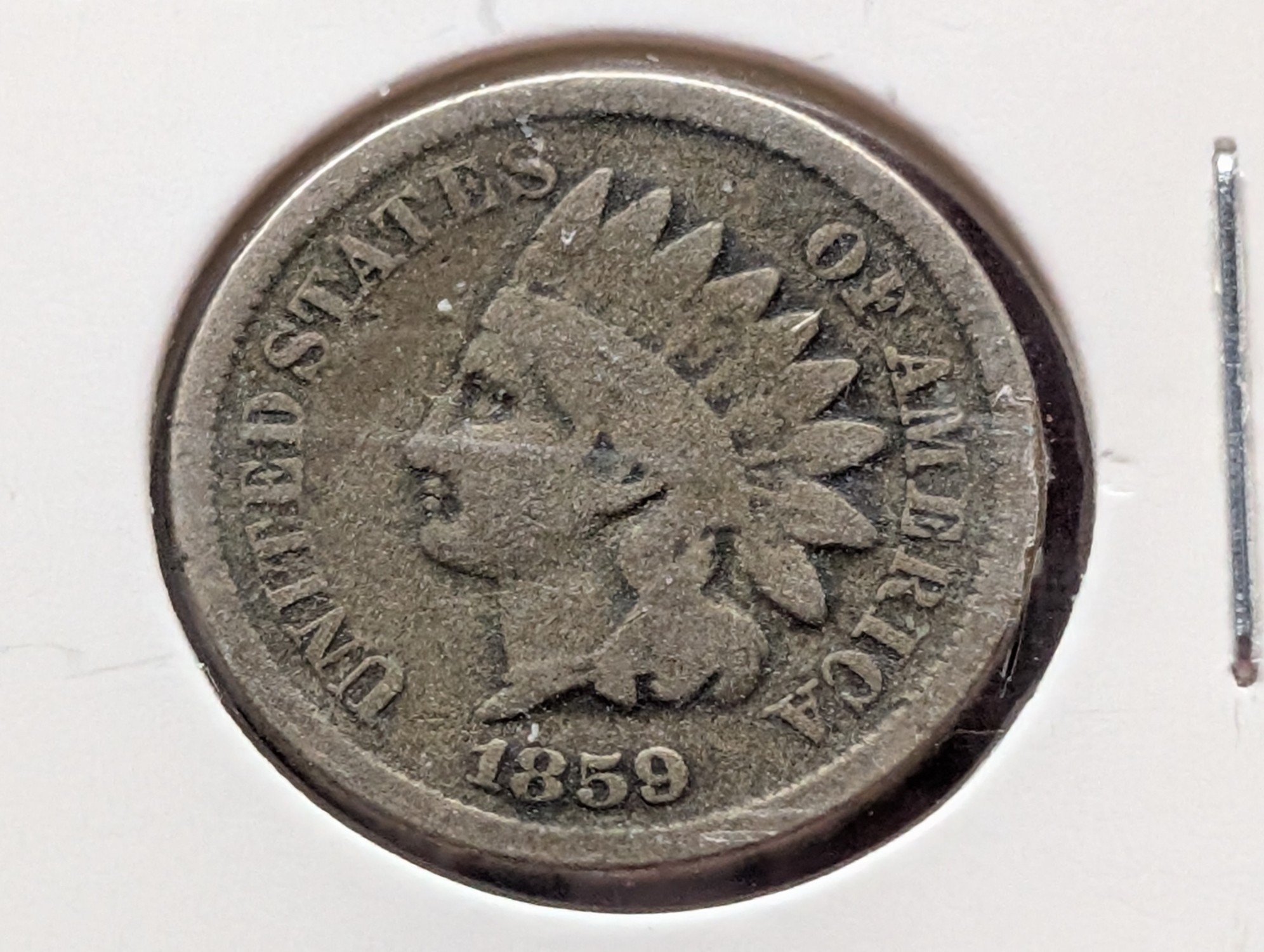 1859 Indian Head Cent - Copper