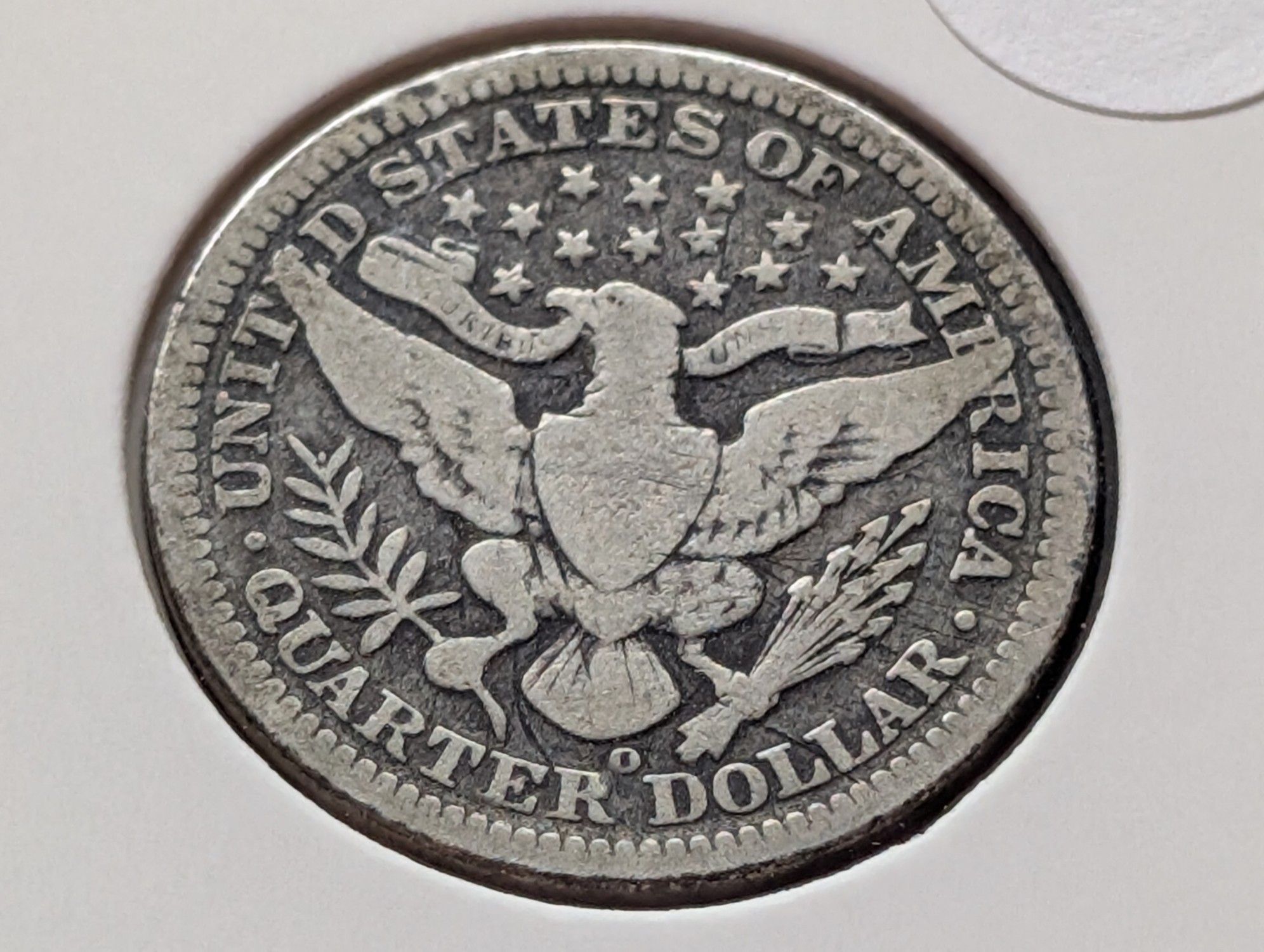 1907-O Barber 90% Silver Quarter